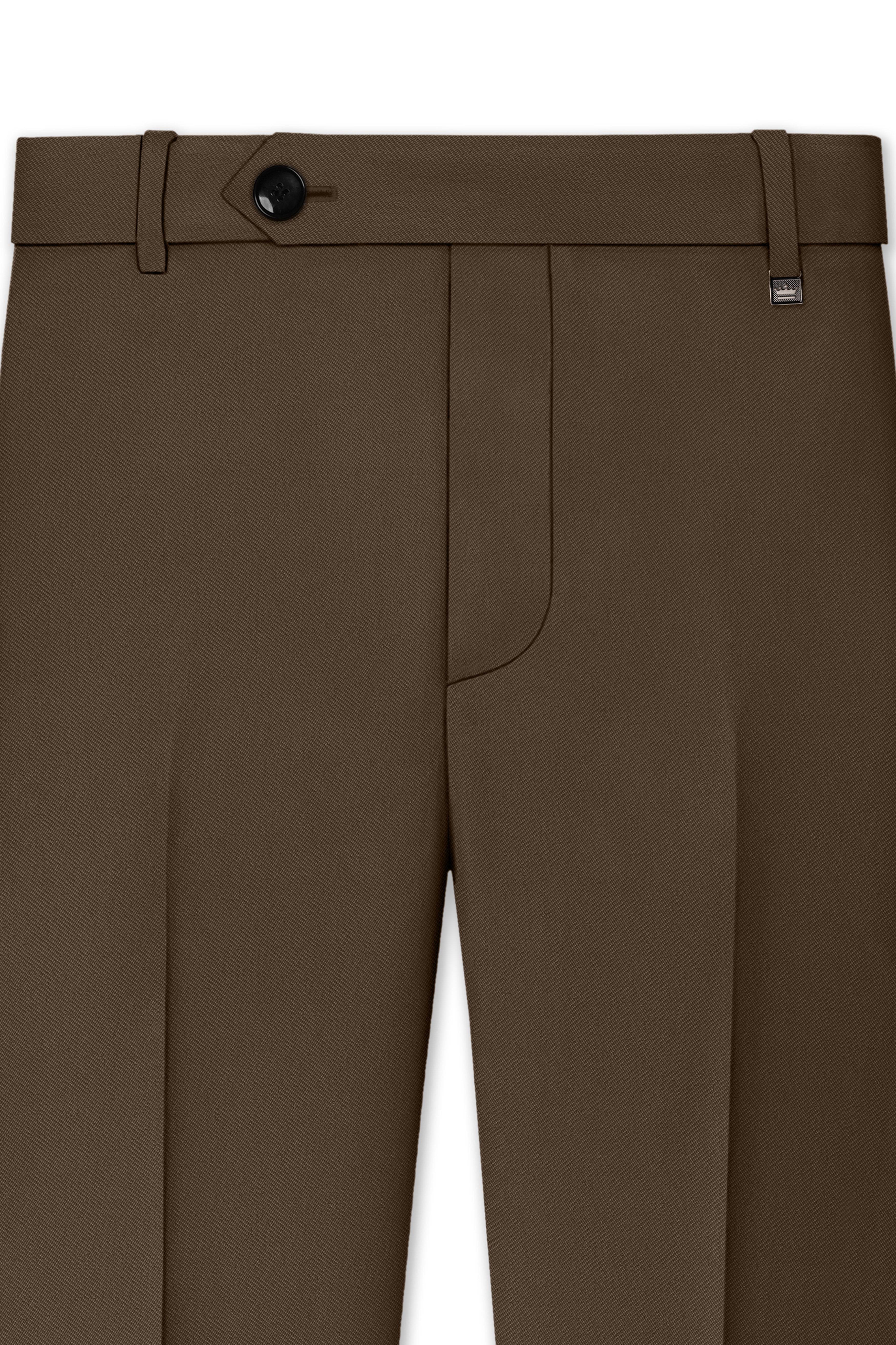 Prestige-Lisbon Brown Wool Rich Slight Stretch Single Breasted Suit