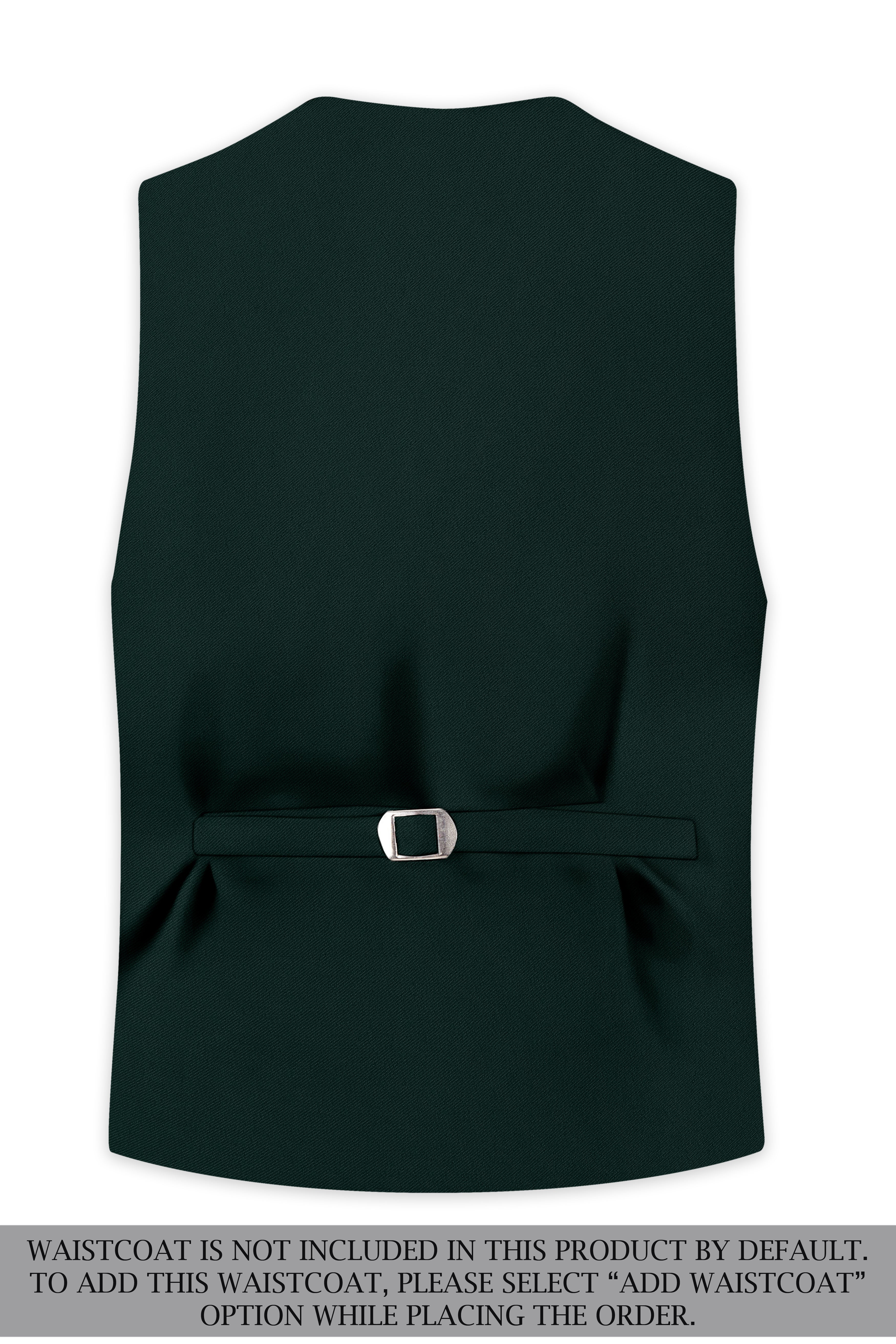 Lustre-Emerald Green Wool Rich Slight Stretch Single Breasted Suit