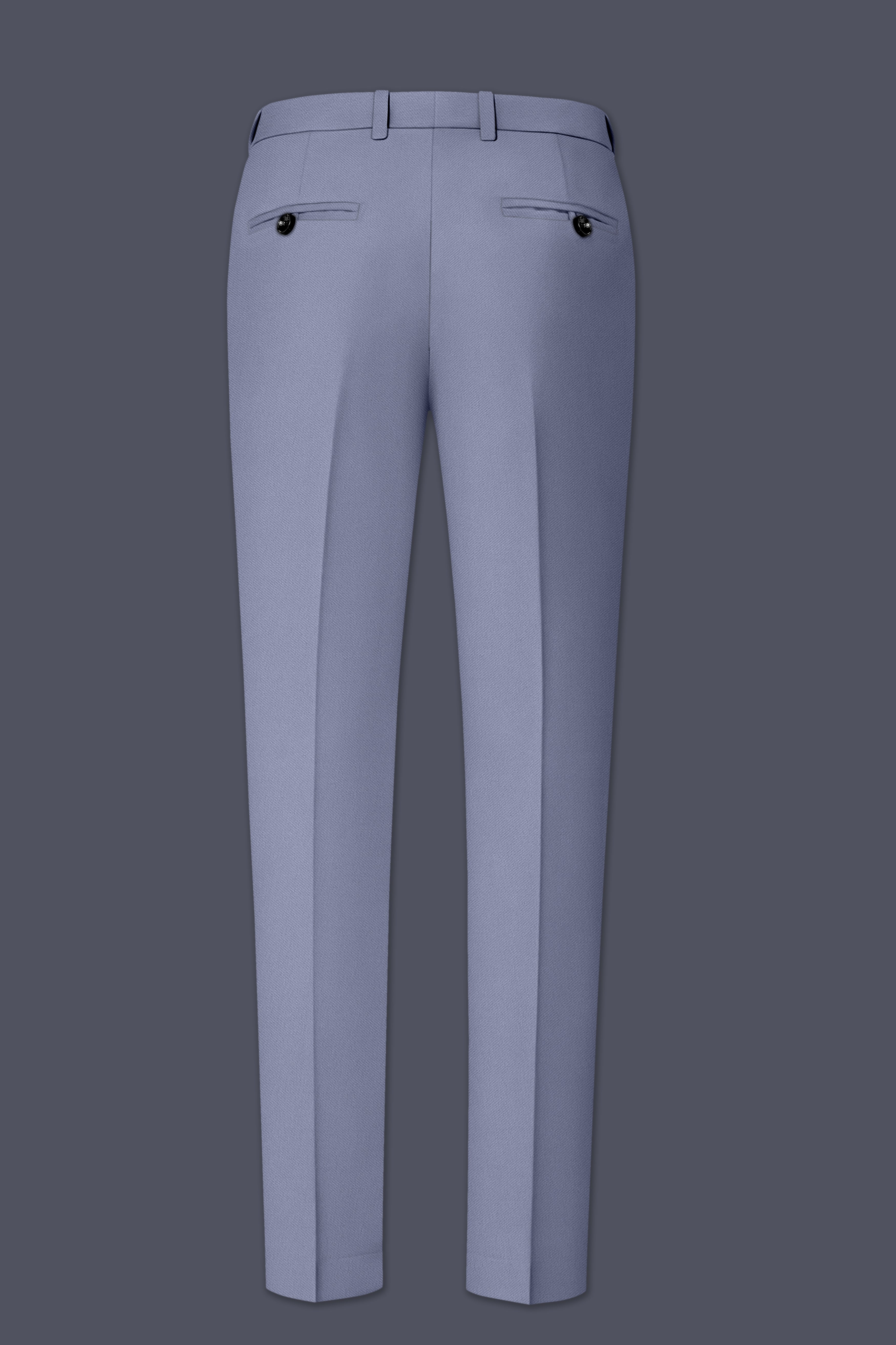 Sterling-Manatee Gray Wool Rich Slight Stretch Double Breasted Suit