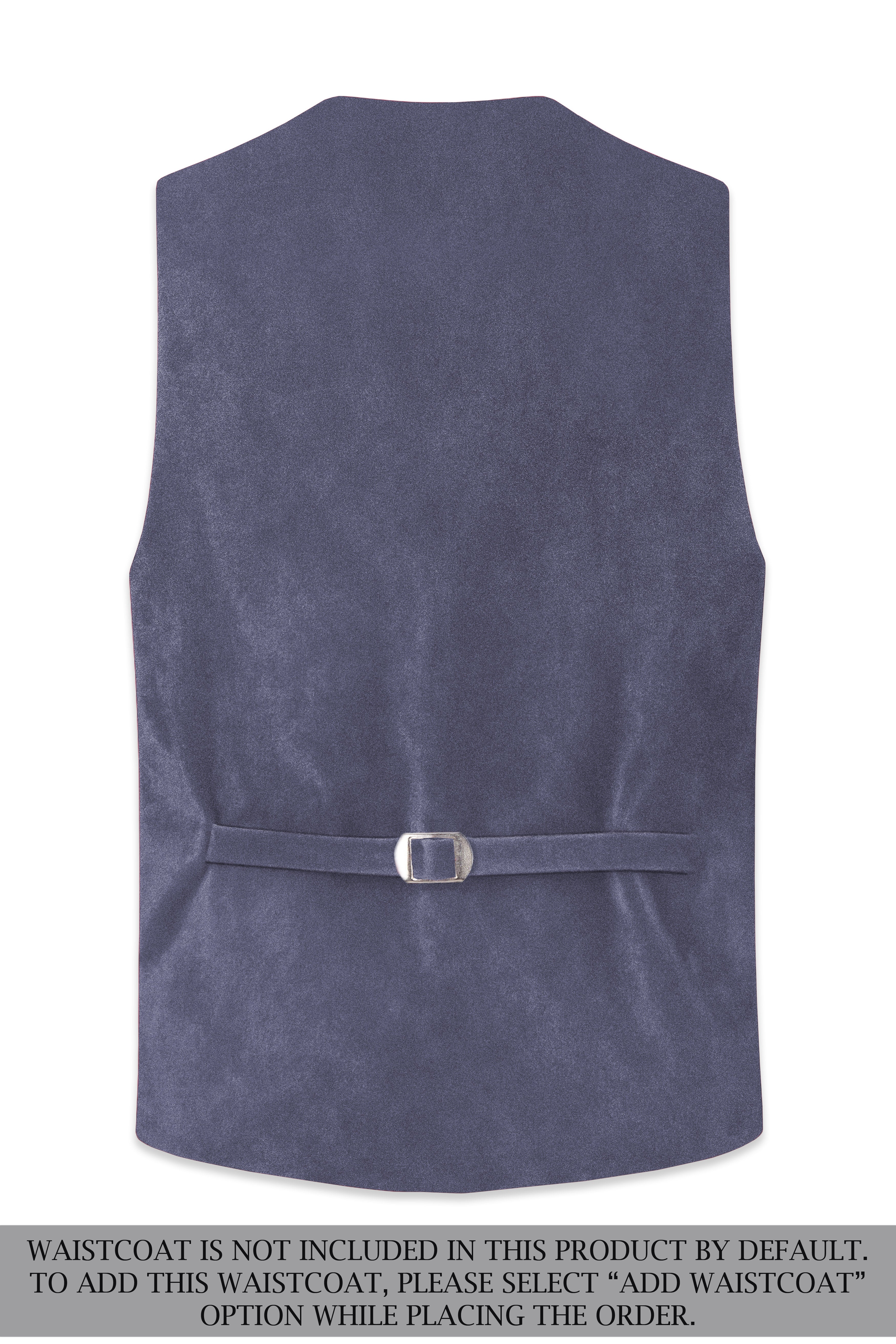 Imperium-Gun Powder Gray Velvet Peak Lapel Tuxedo Suit
