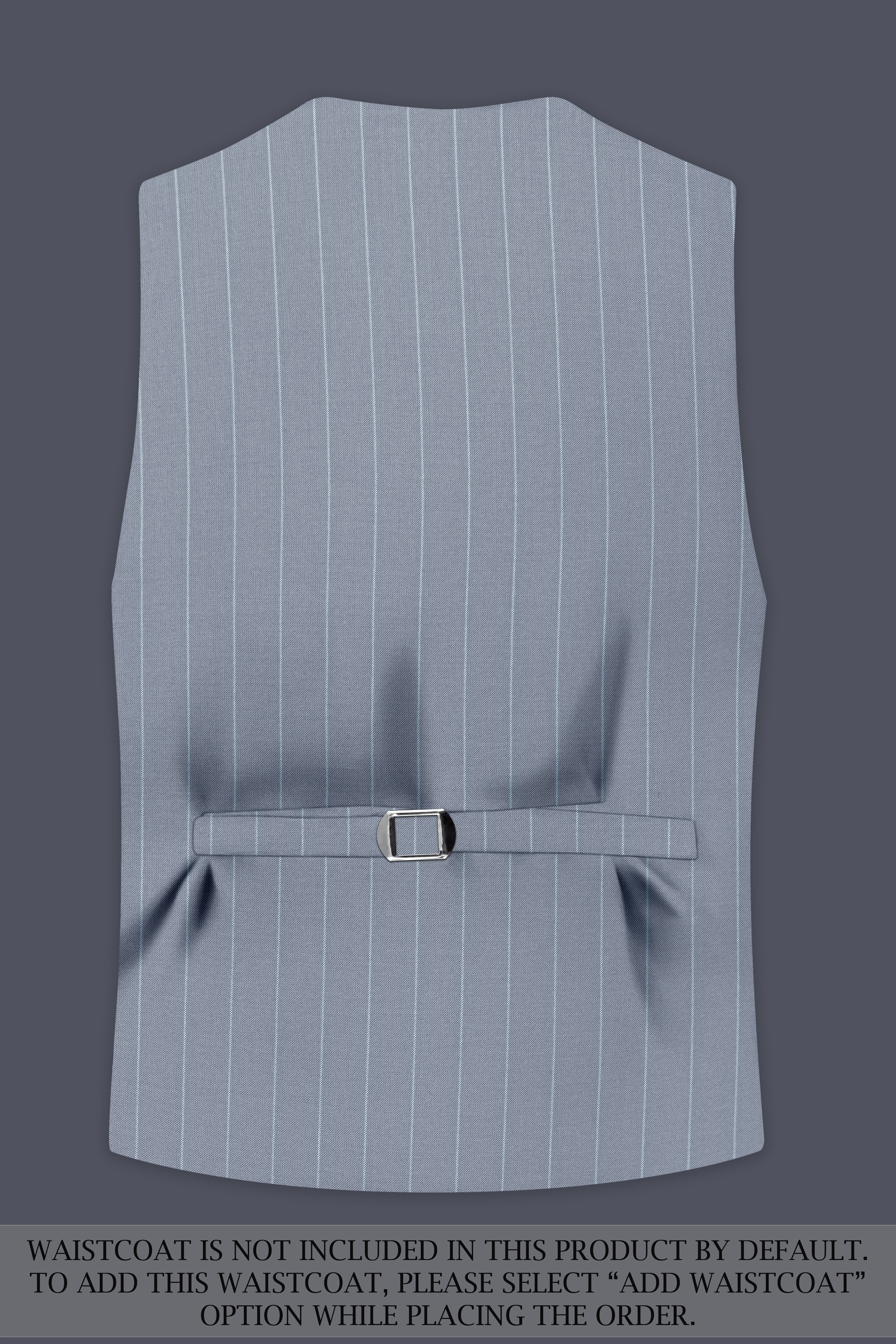 Prestige-Regent Gray And Bright White Chalk Striped Wool Rich Slight Stretch Double Breasted Suit