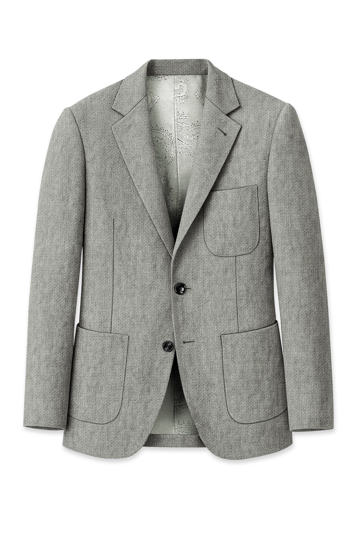 Verdant-Friar Green Luxurious Linen Single Breasted Sports Suit