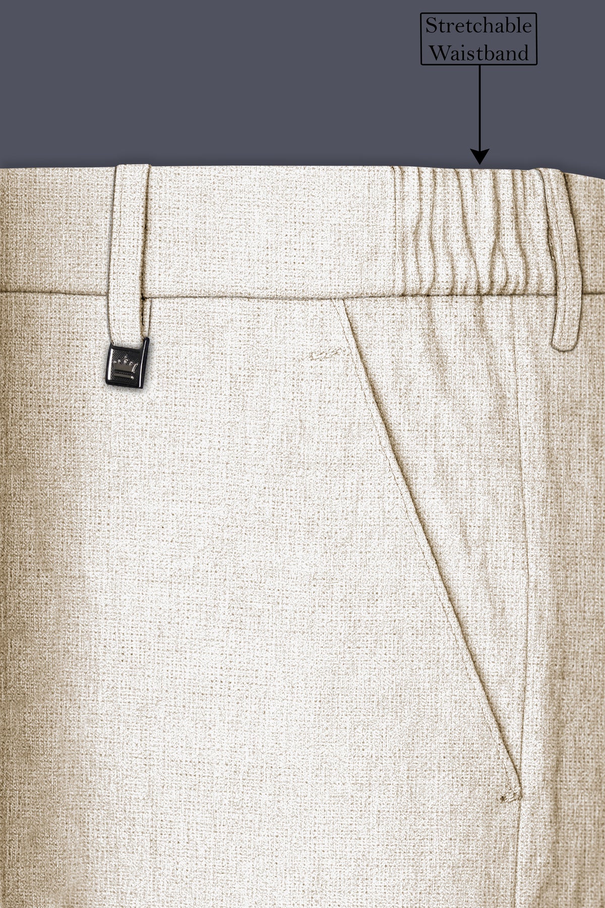Alabaster-Devon Cream Luxurious Linen Single Breasted Sports Suit