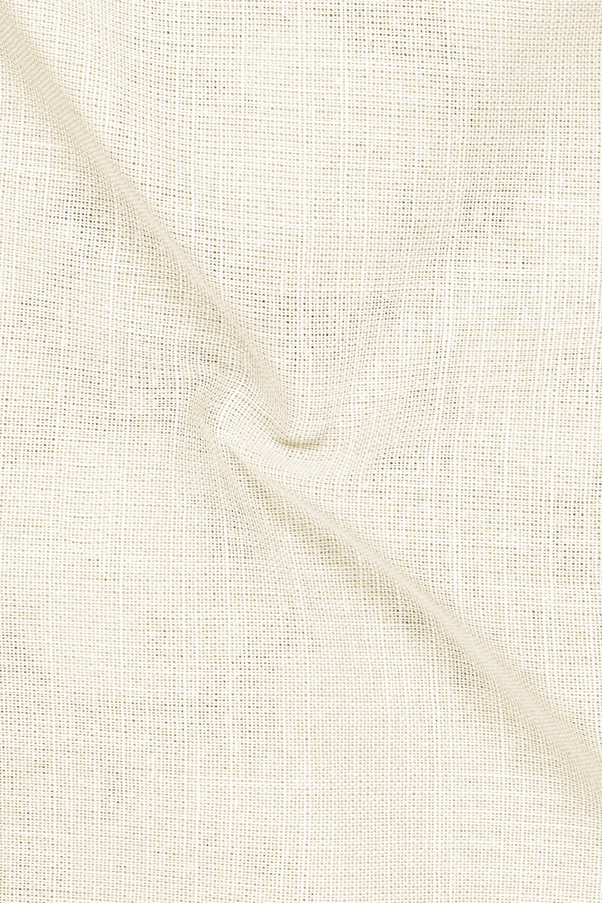 Oyster-Eggsheel Off White Luxurious Linen Single Breasted Sports Suit