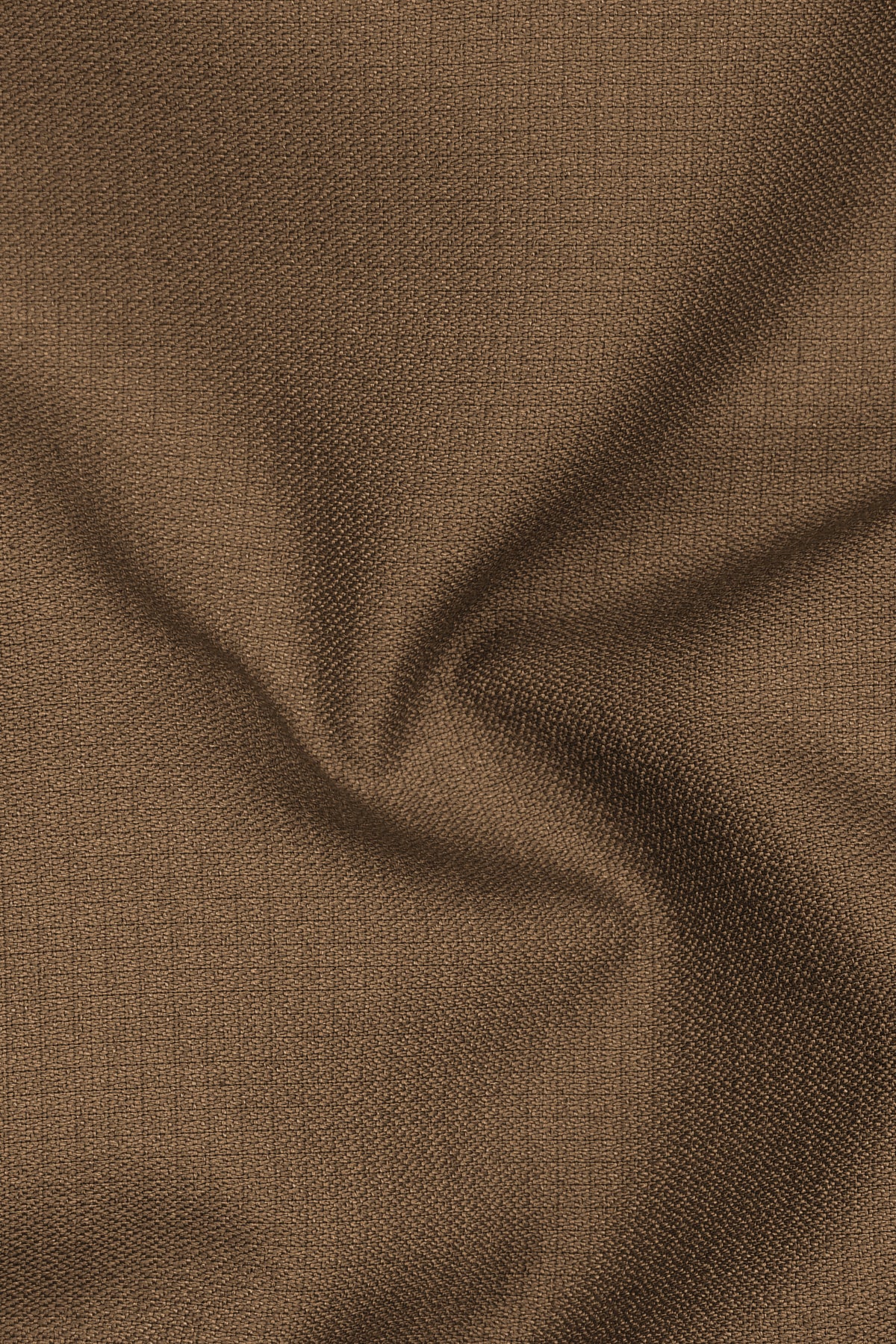 Cordovan-Mondo Brown Diamond Textured Wool Rich Slight Stretch Single Breasted Suit