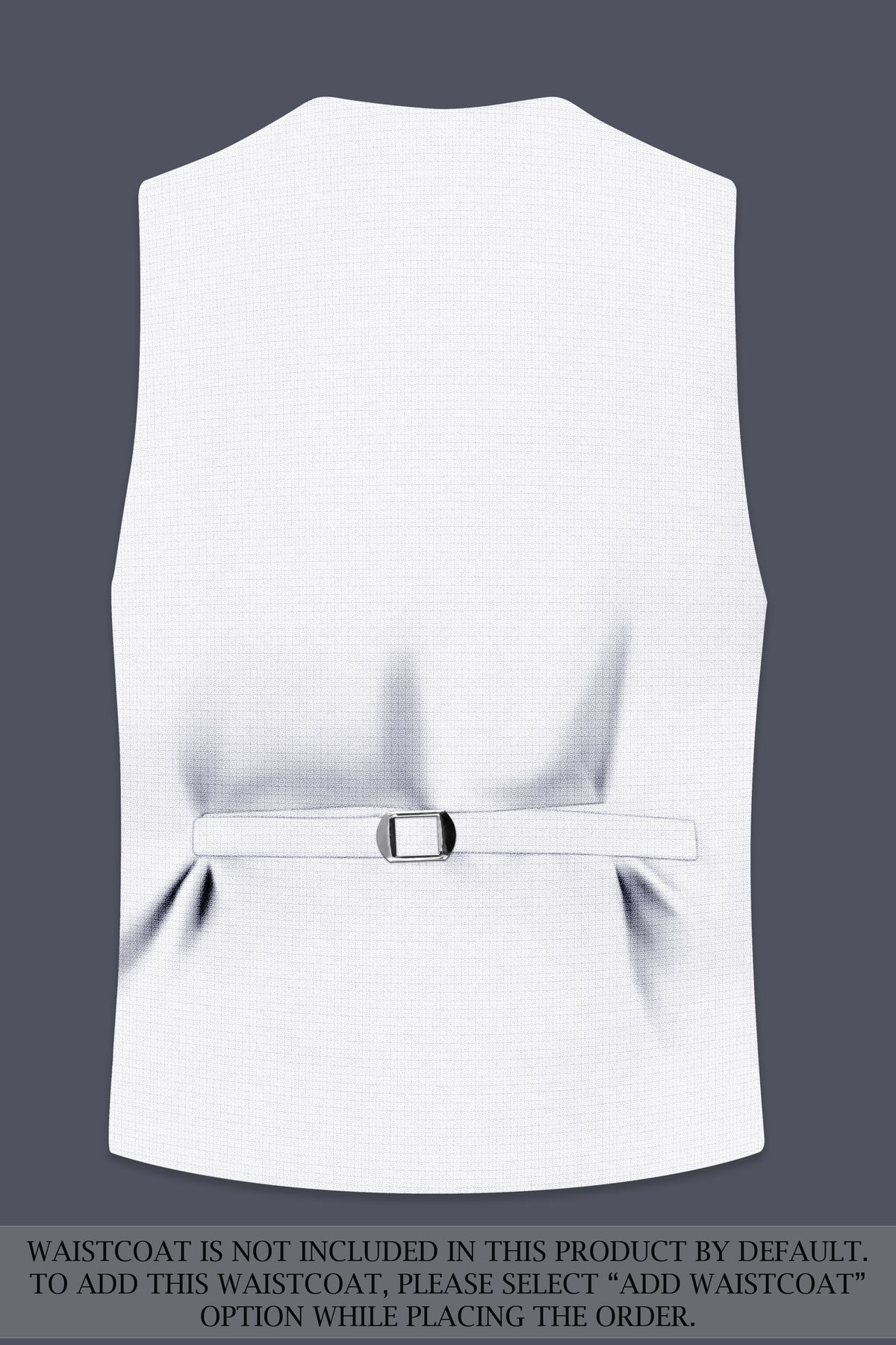 Porcelain-Bright White Diamond Textured Wool Rich Slight Stretch Double Breasted Suit
