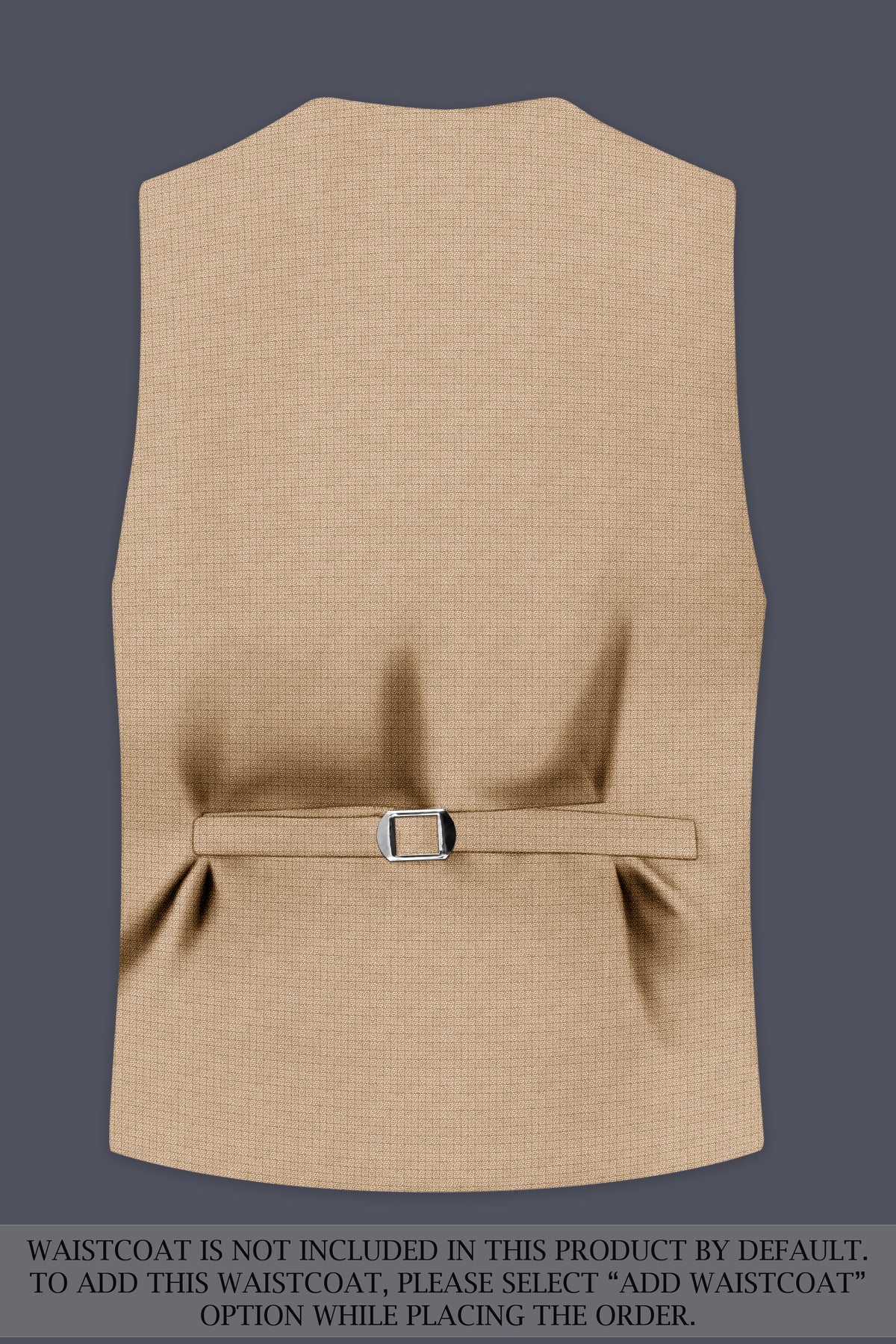 Mahogany-Pavlova Brown Diamond Textured Wool Rich Slight Stretch Peak Lapel Tuxedo Suit