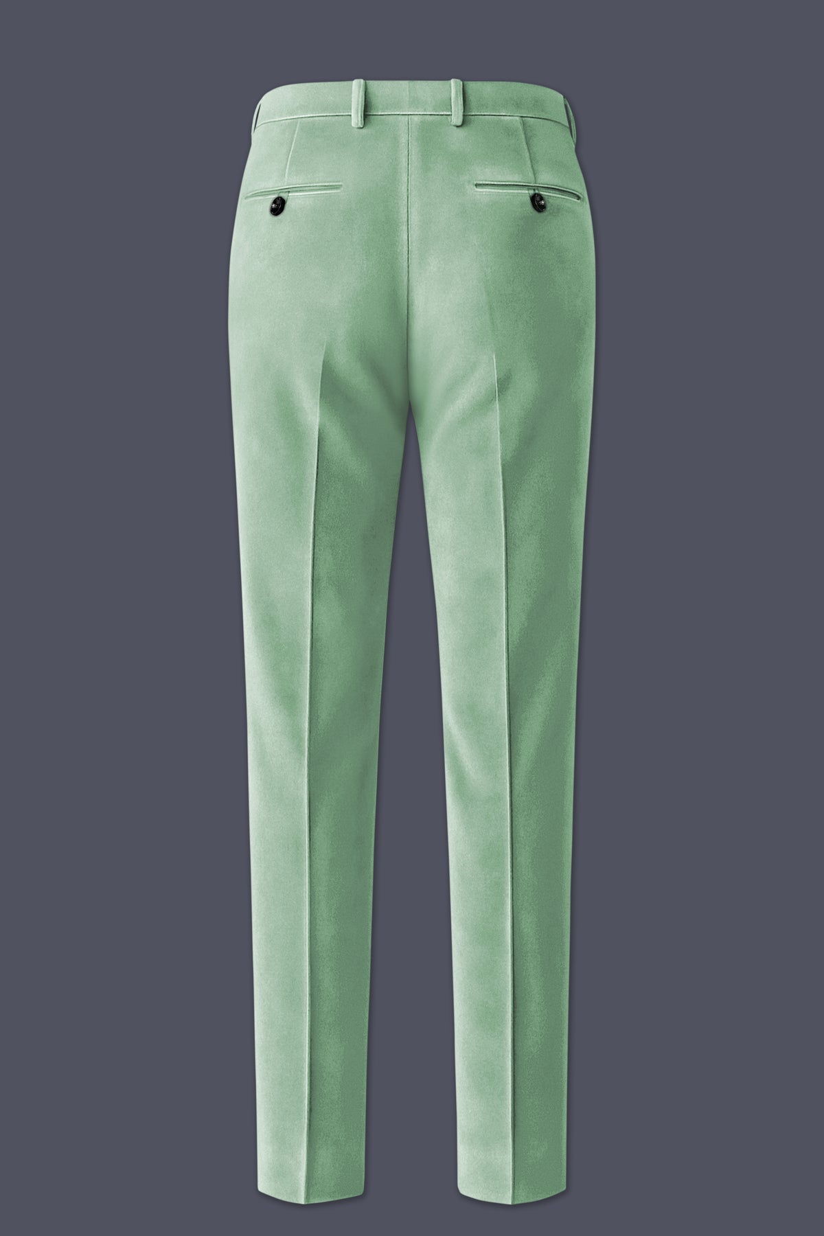 Nocturne-Amulet Green Velvet Peak Lapel Tuxedo Suit