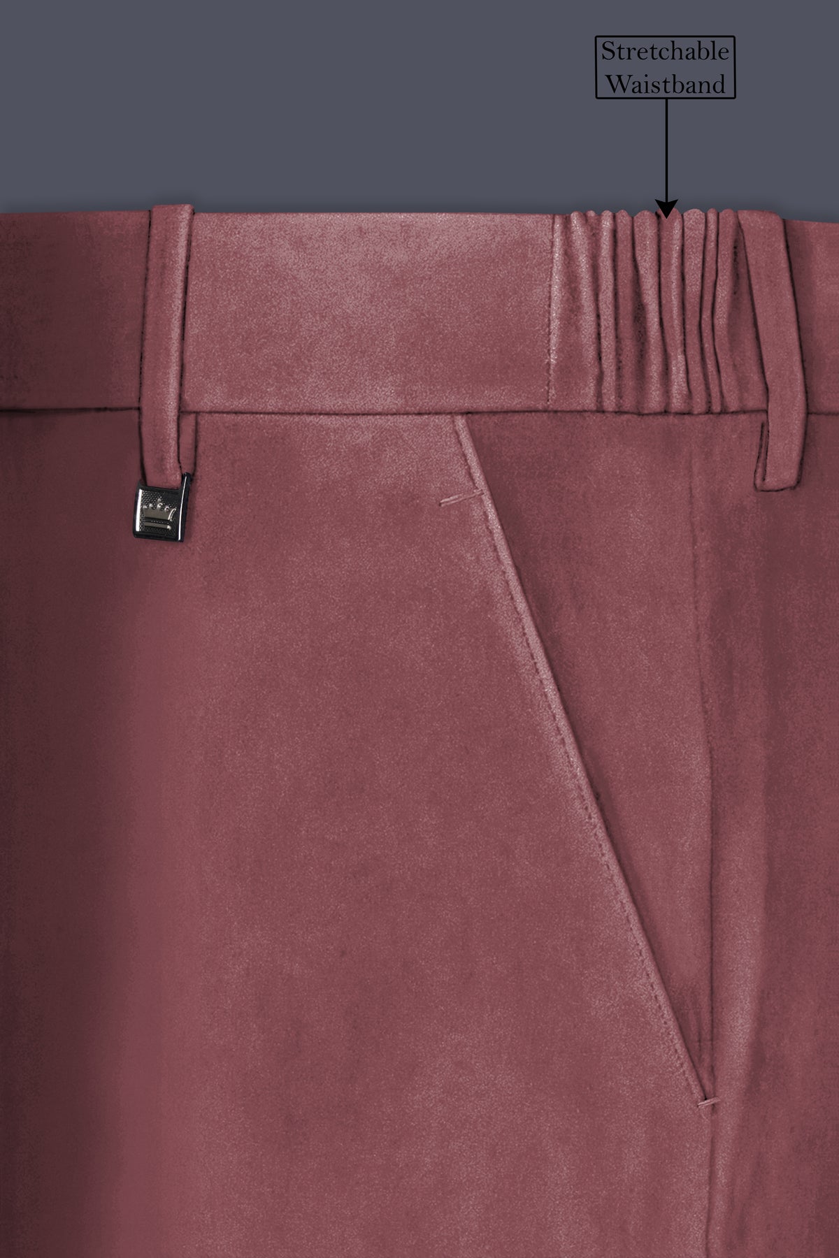 Blush-Pastel Peach Velvet Peak Lapel Tuxedo Suit