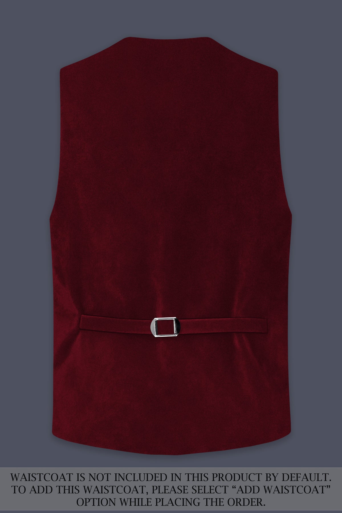Aurelio-Aubergine Red Velvet Peak Lapel Tuxedo Suit