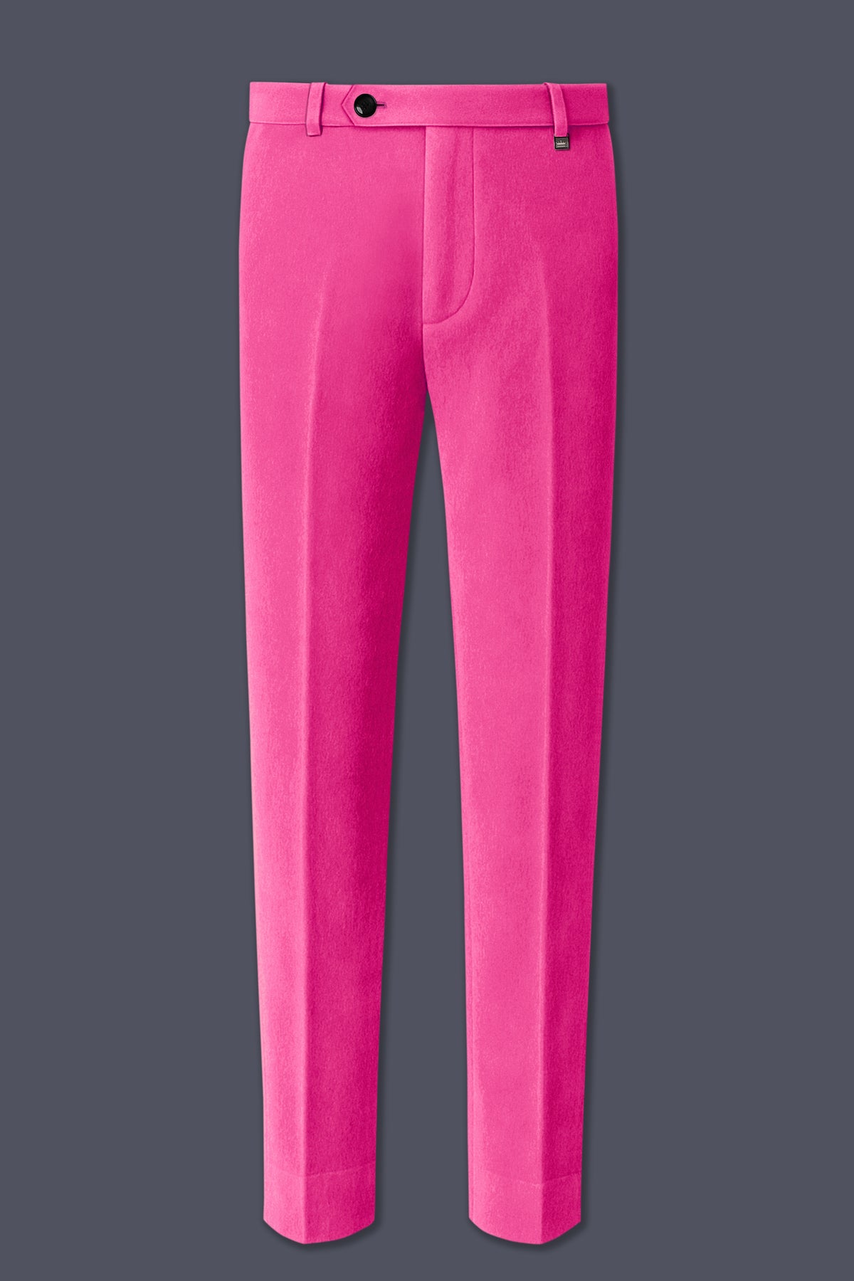 Roselle-Cerise Pink Velvet Peak Lapel Tuxedo Suit