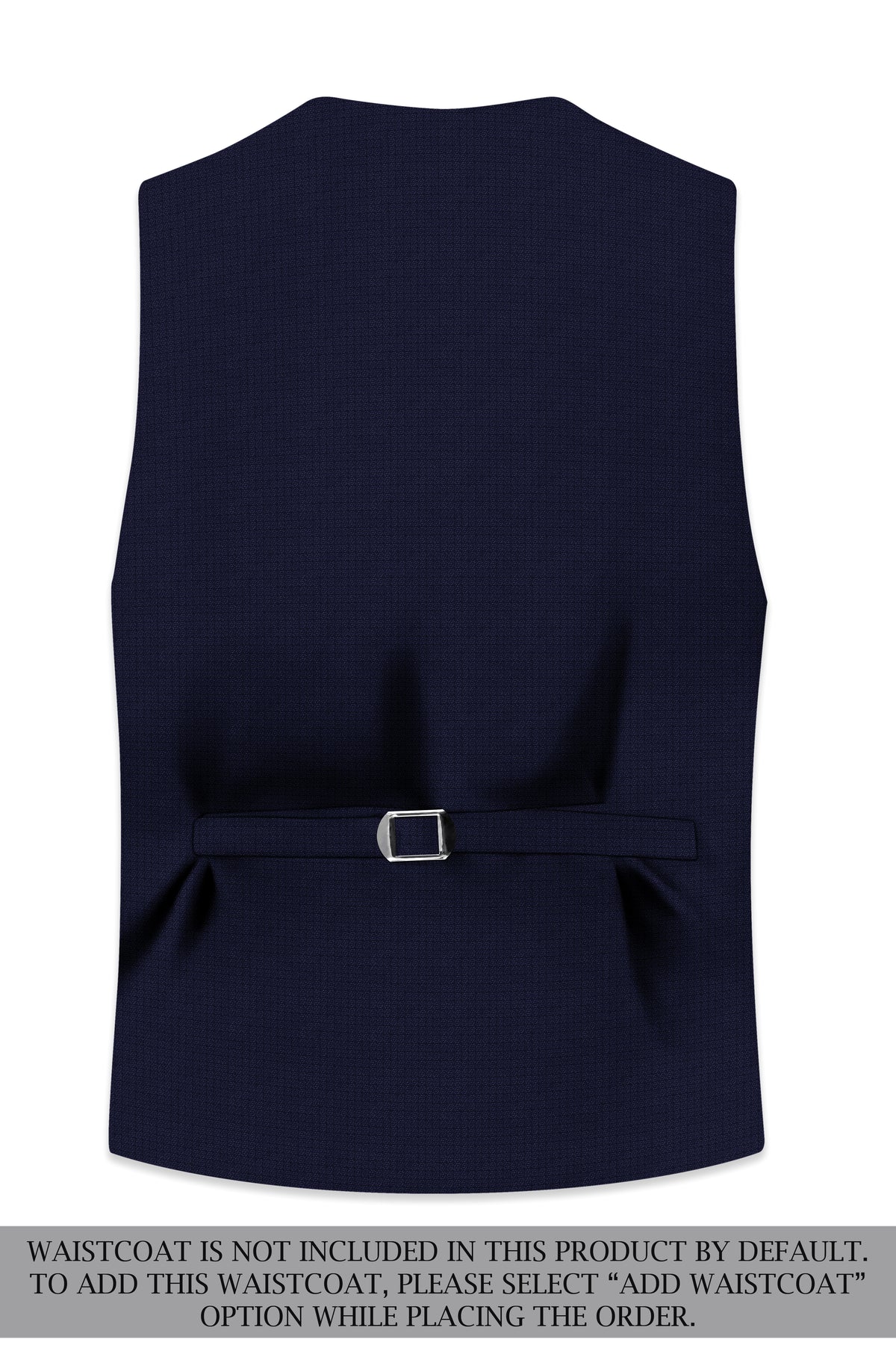 Nocturne-Mirage Navy Diamond Textured Wool Rich Slight Stretch Double Breasted Suit