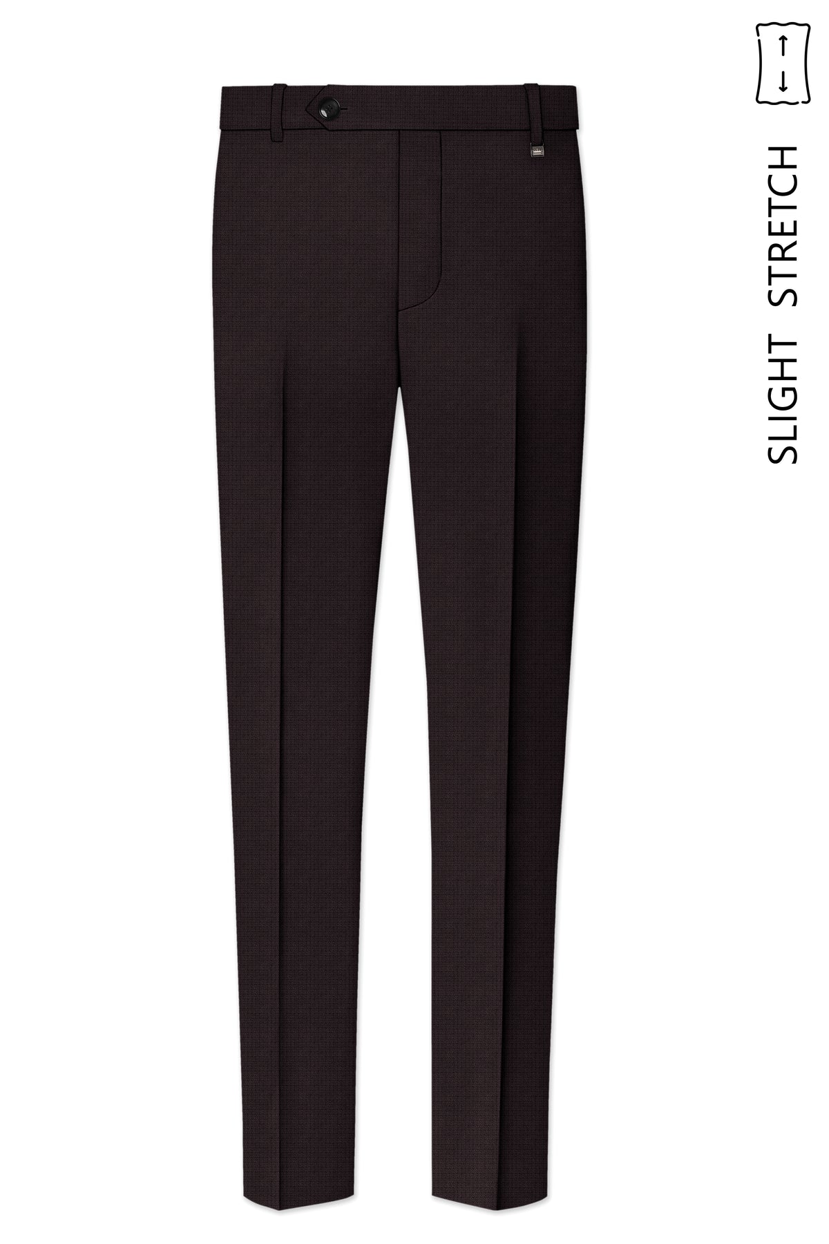 Regency-Cocoa Brown Diamond Textured Wool Rich Slight Stretch Tuxedo Suit