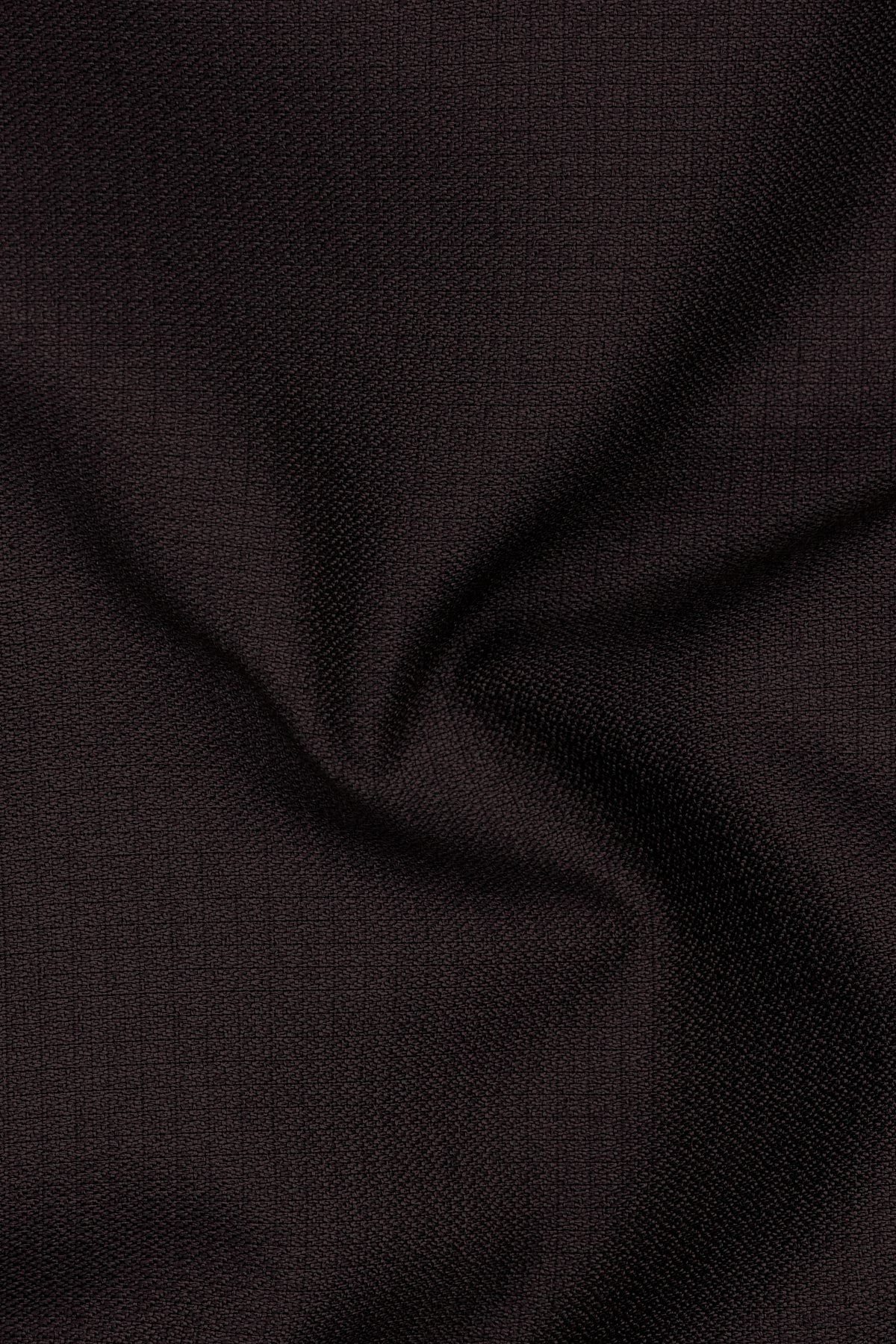 Regency-Cocoa Brown Diamond Textured Wool Rich Slight Stretch Bandhgala Suit