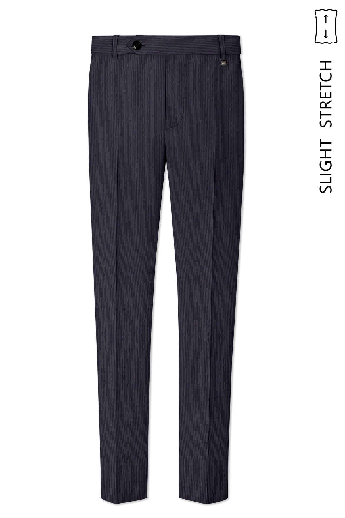 Aurelio-Charade Gray Diamond Textured Wool Rich Slight Stretch Single Breasted Suit