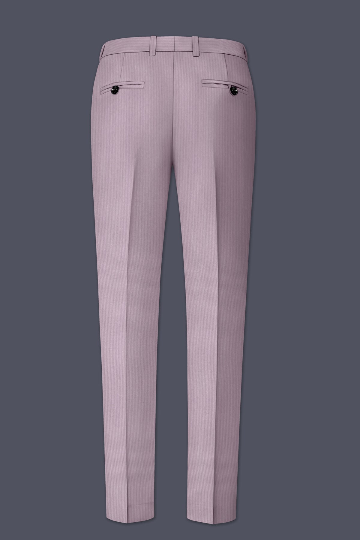 Celeste-Martini Pink Diamond Textured Wool Rich Slight Stretch Single Breasted Suit
