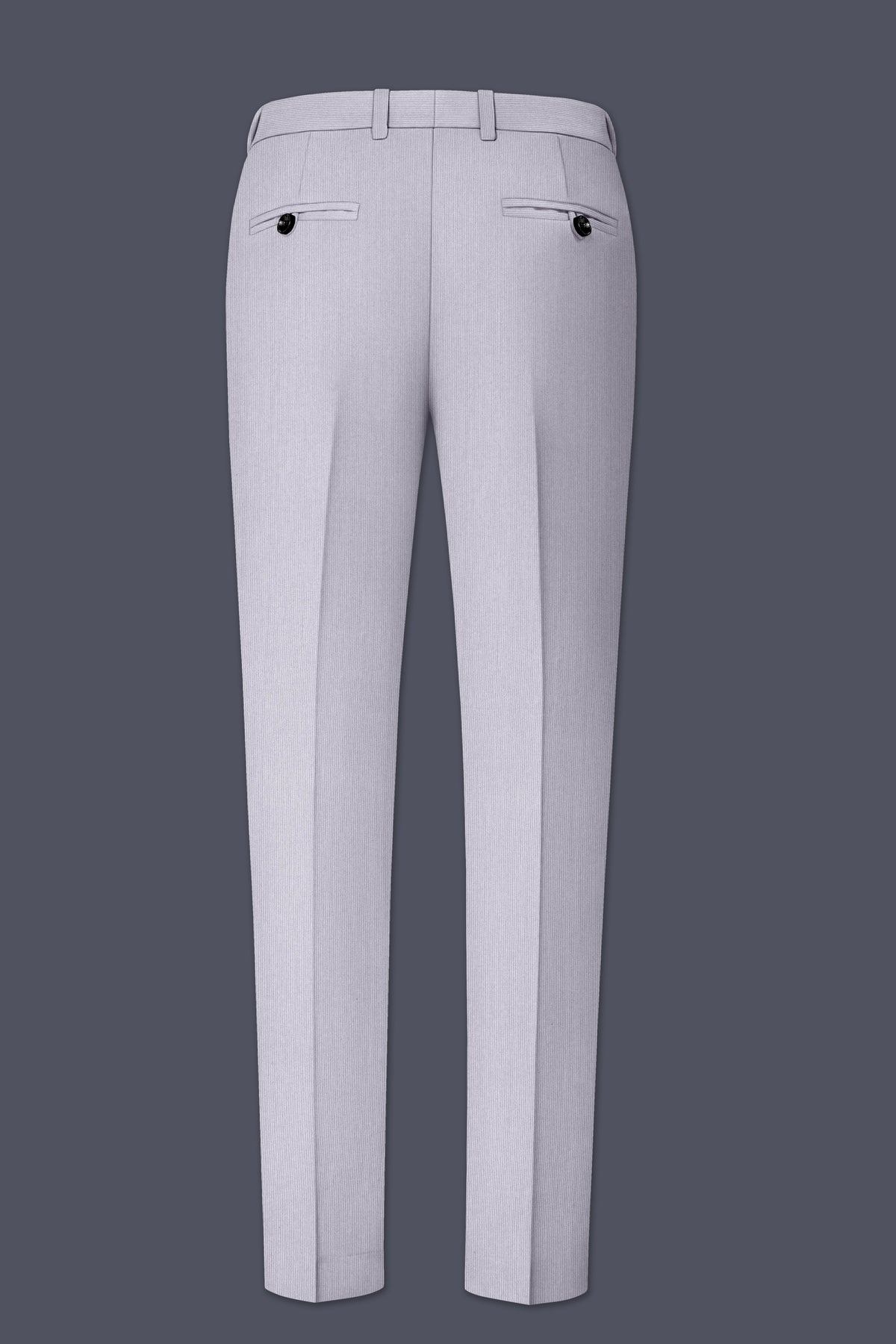 Virelli-Suva Gray Diamond Textured Wool Rich Slight Stretch Single Breasted Suit