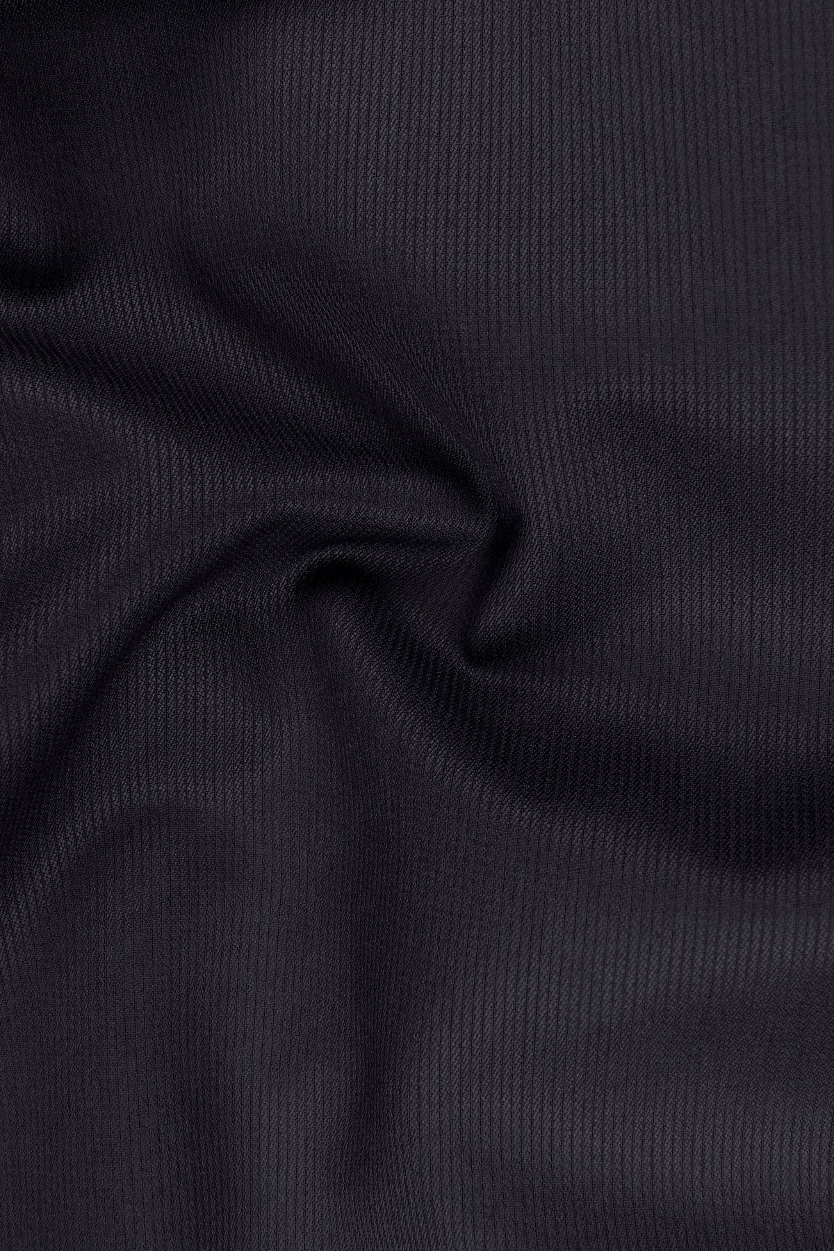 Aurelio-Charade Gray Diamond Textured Wool Rich Slight Stretch Double Breasted Suit