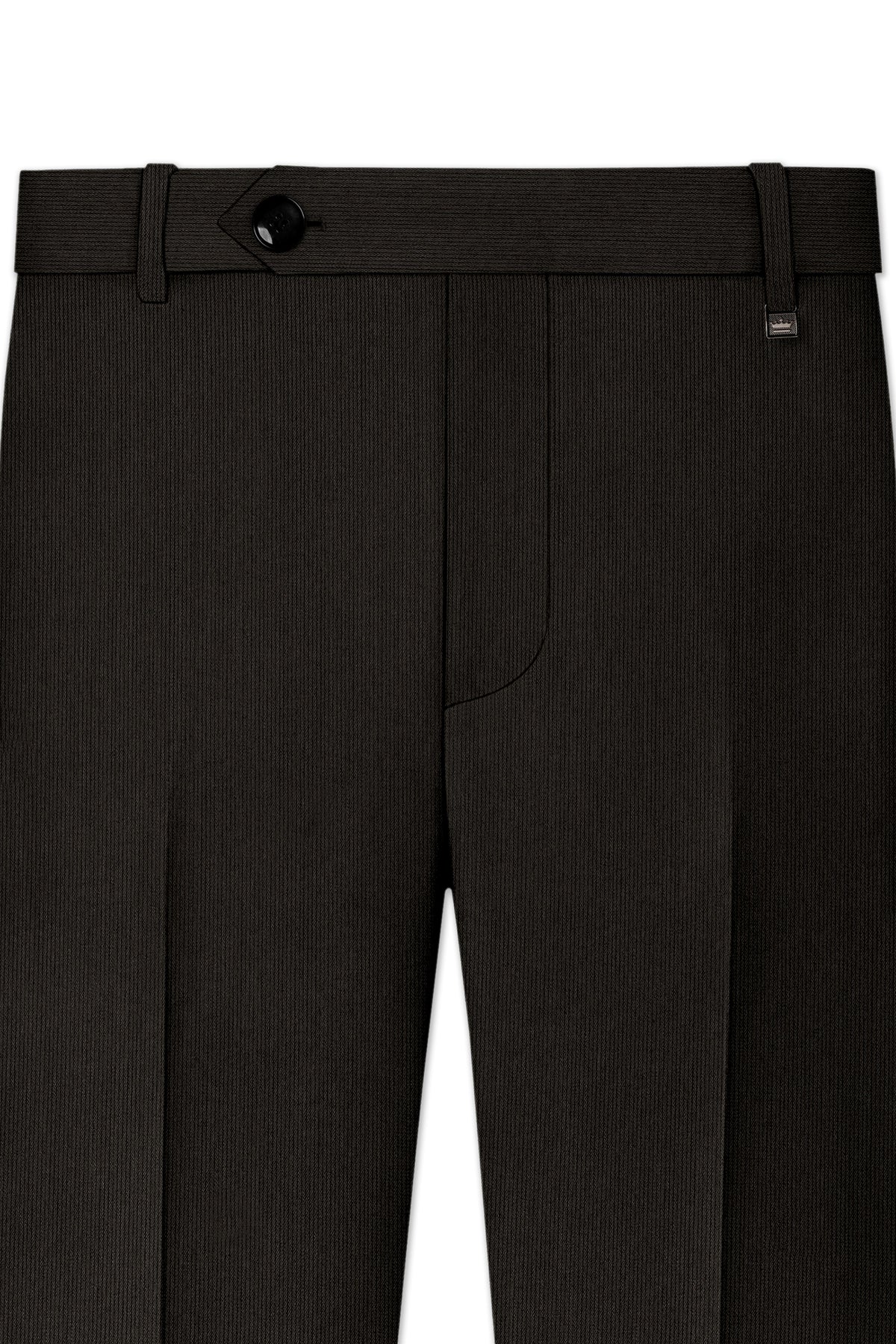 Grayson-Zeus Brown Diamond Textured Wool Rich Slight Stretch Double Breasted Suit