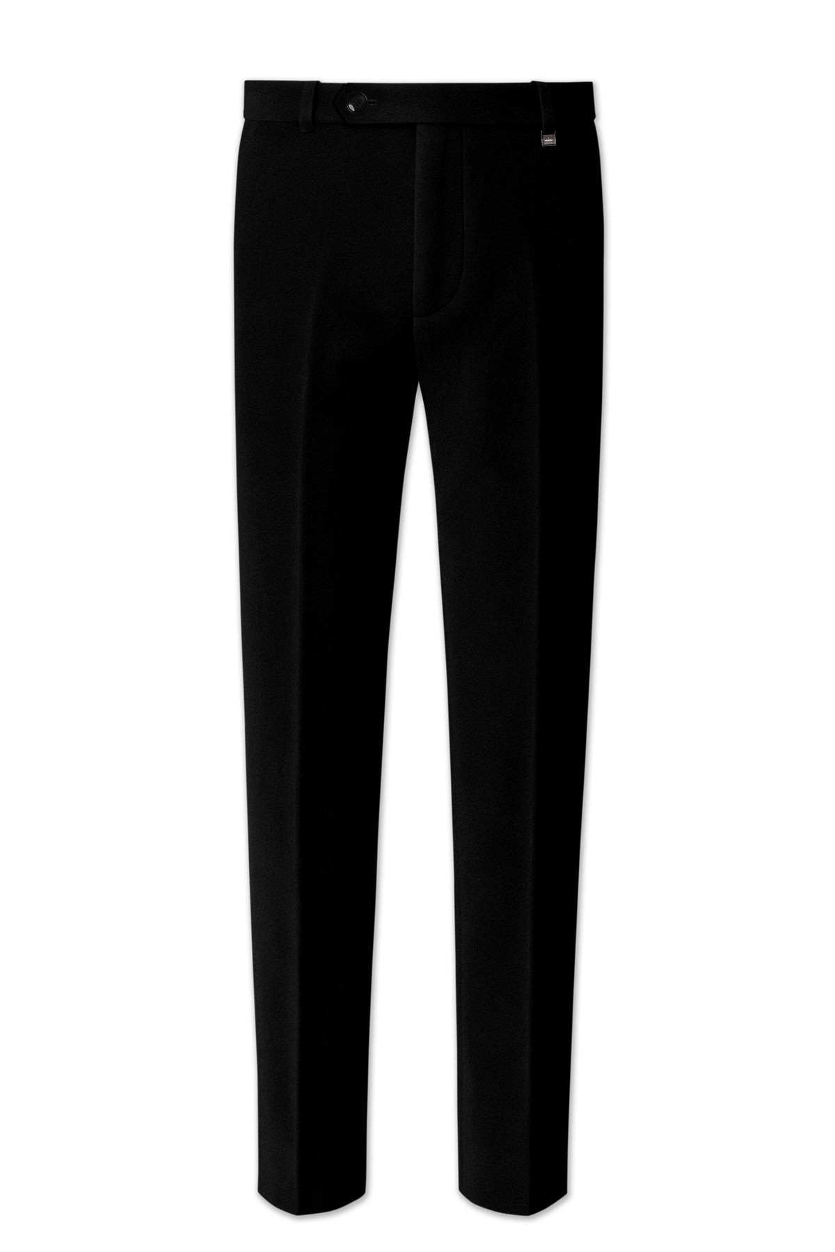 Aurelius-Jade Black Velvet Peak Lapel Tuxedo Suit