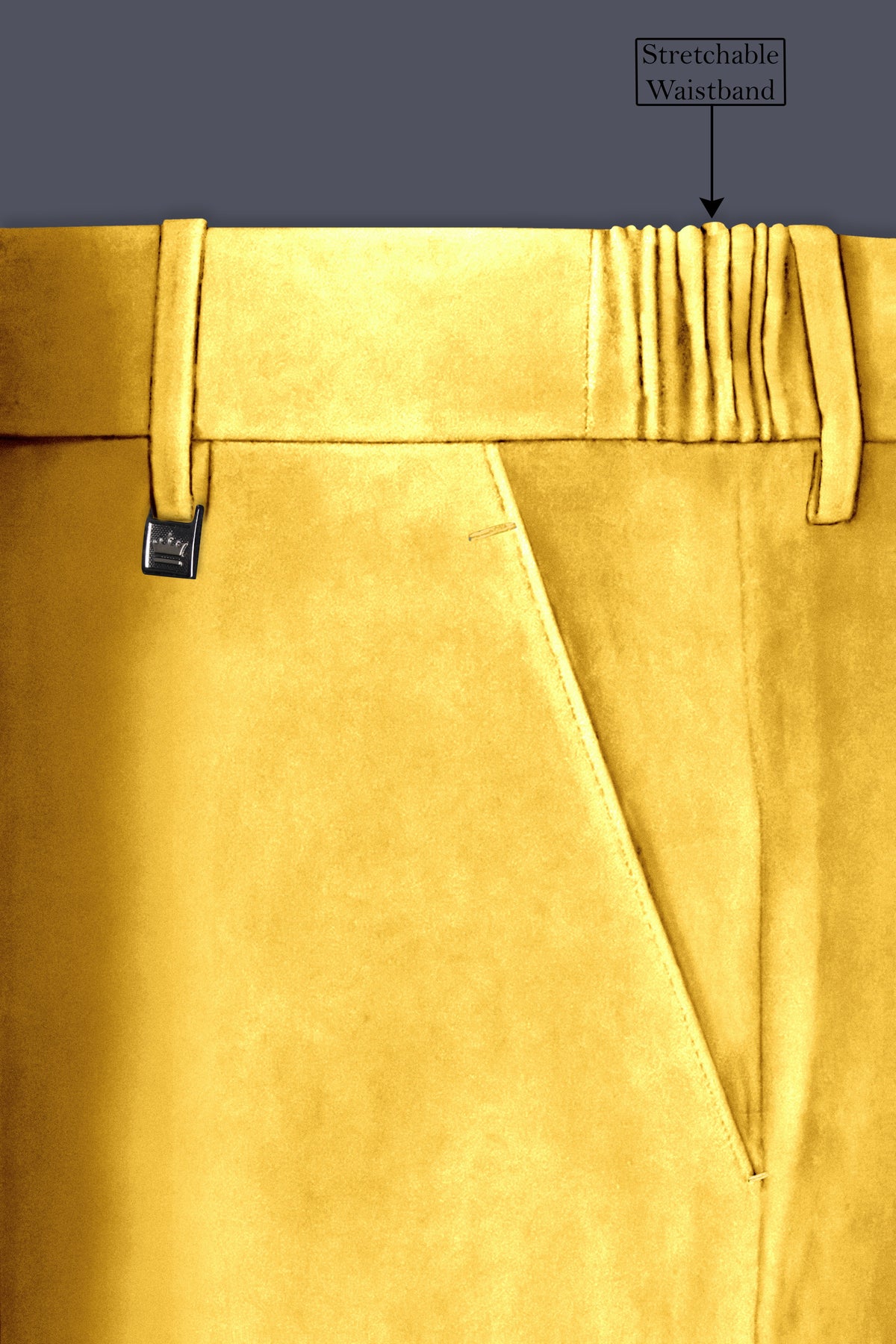 Lustre-Tulip Yellow Velvet Peak Lapel Tuxedo Suit