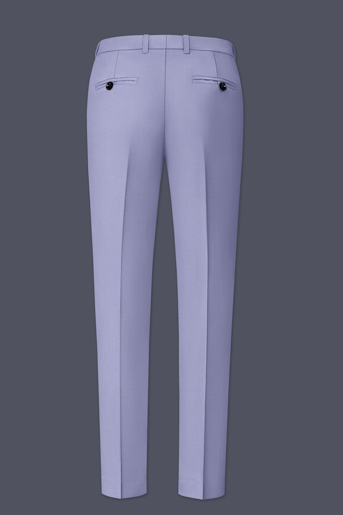 Royale-Chatelle Purple Diamond Textured Wool Rich Slight Stretch Single Breasted Suit