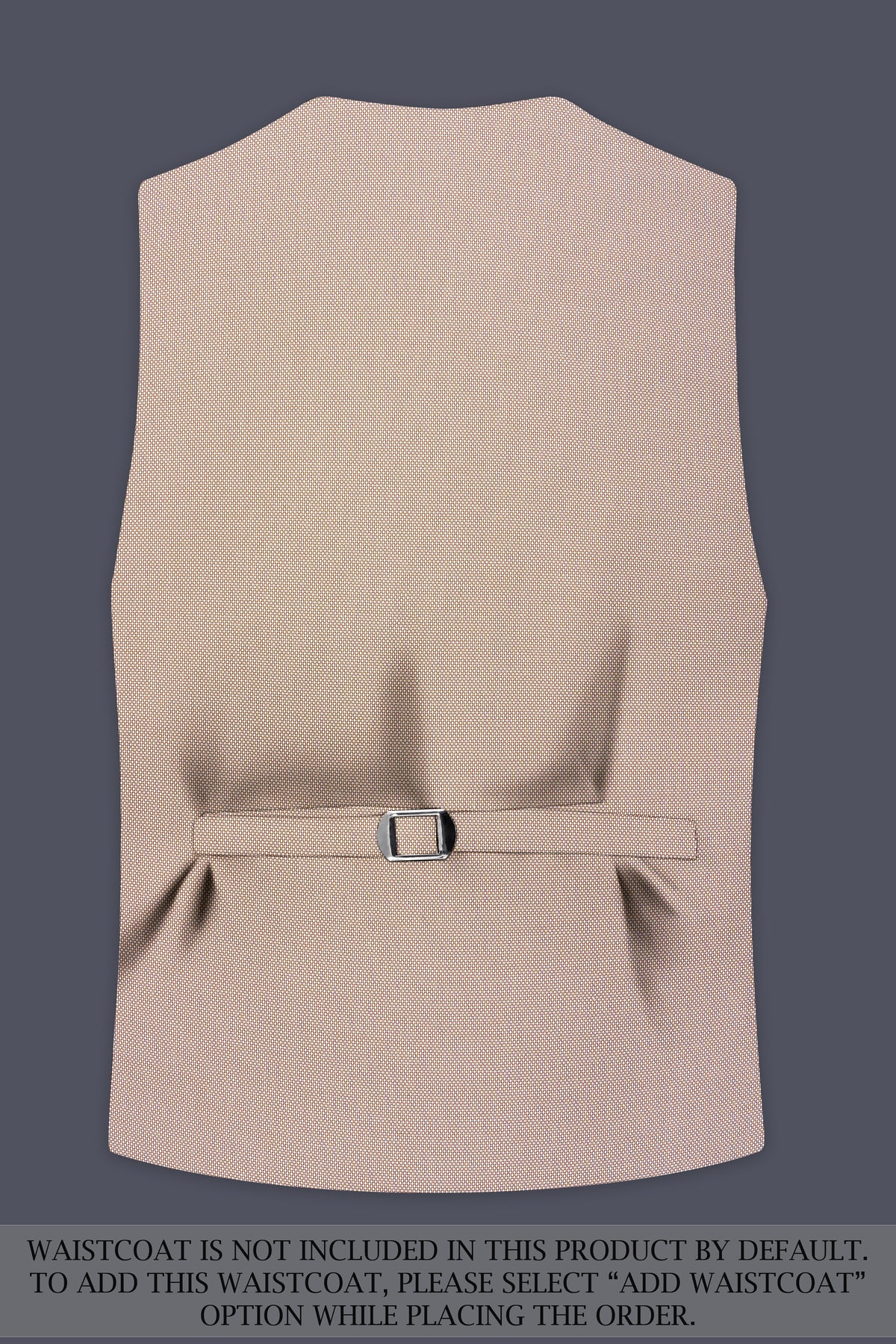 Terrano-Rodeo Brown Diamond Textured Wool Rich Slight Stretch Double Breasted Suit