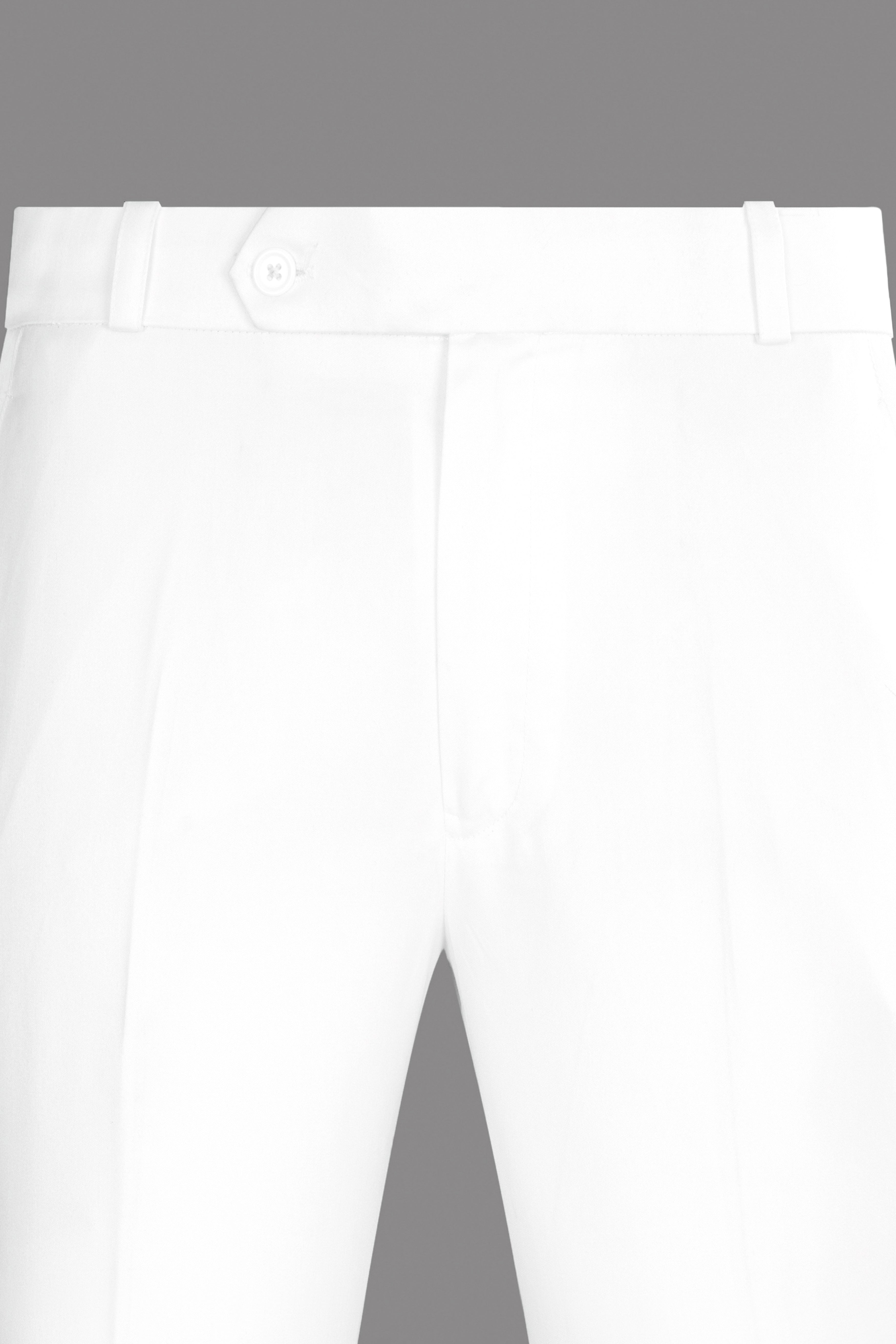 Bright White Subtle Sheen Tuxedo Suit