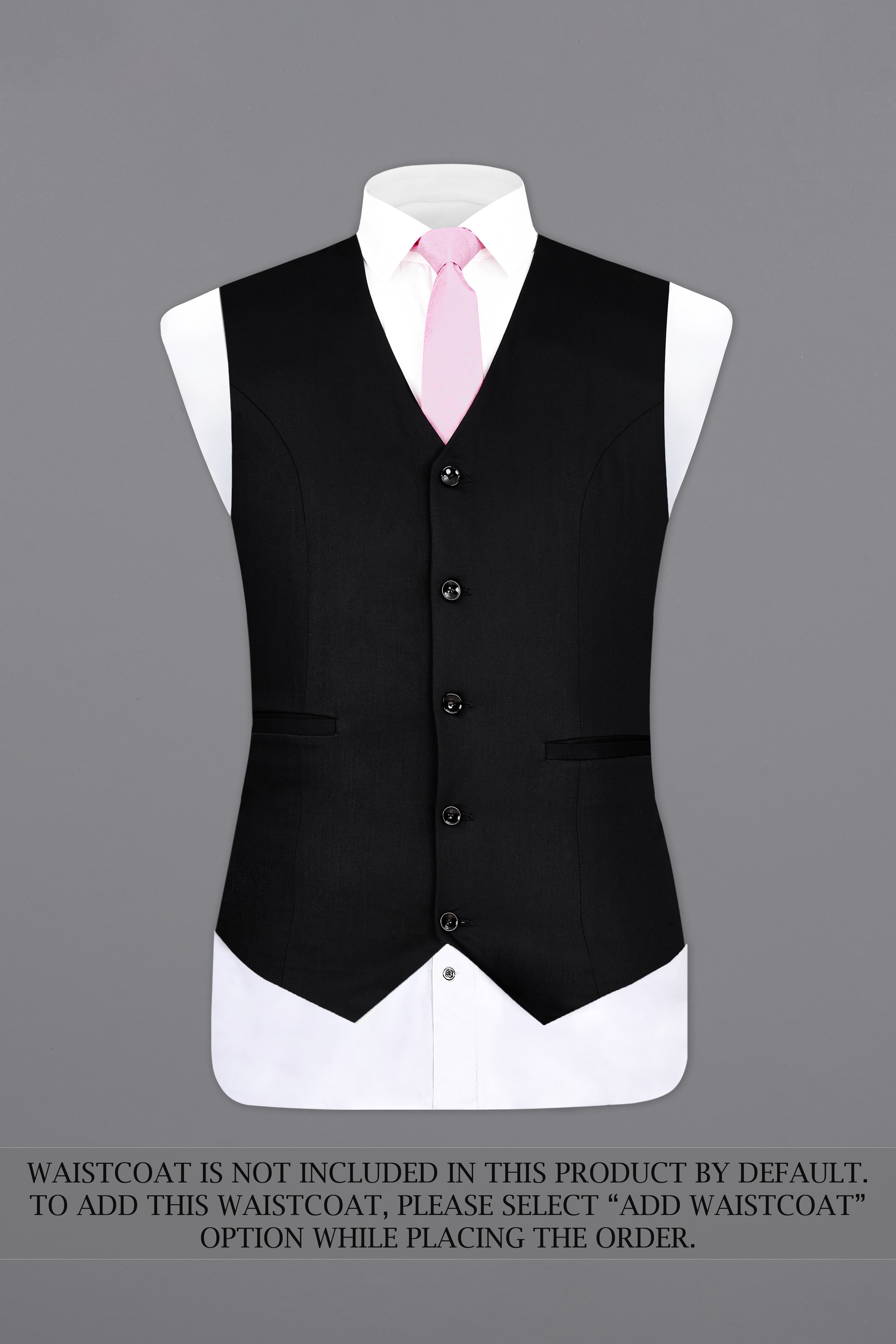 Jade Black Subtle Sheen Double Breasted Suit