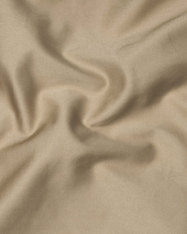 Quicksand Brown Stretchable Premium Cotton traveler Pant