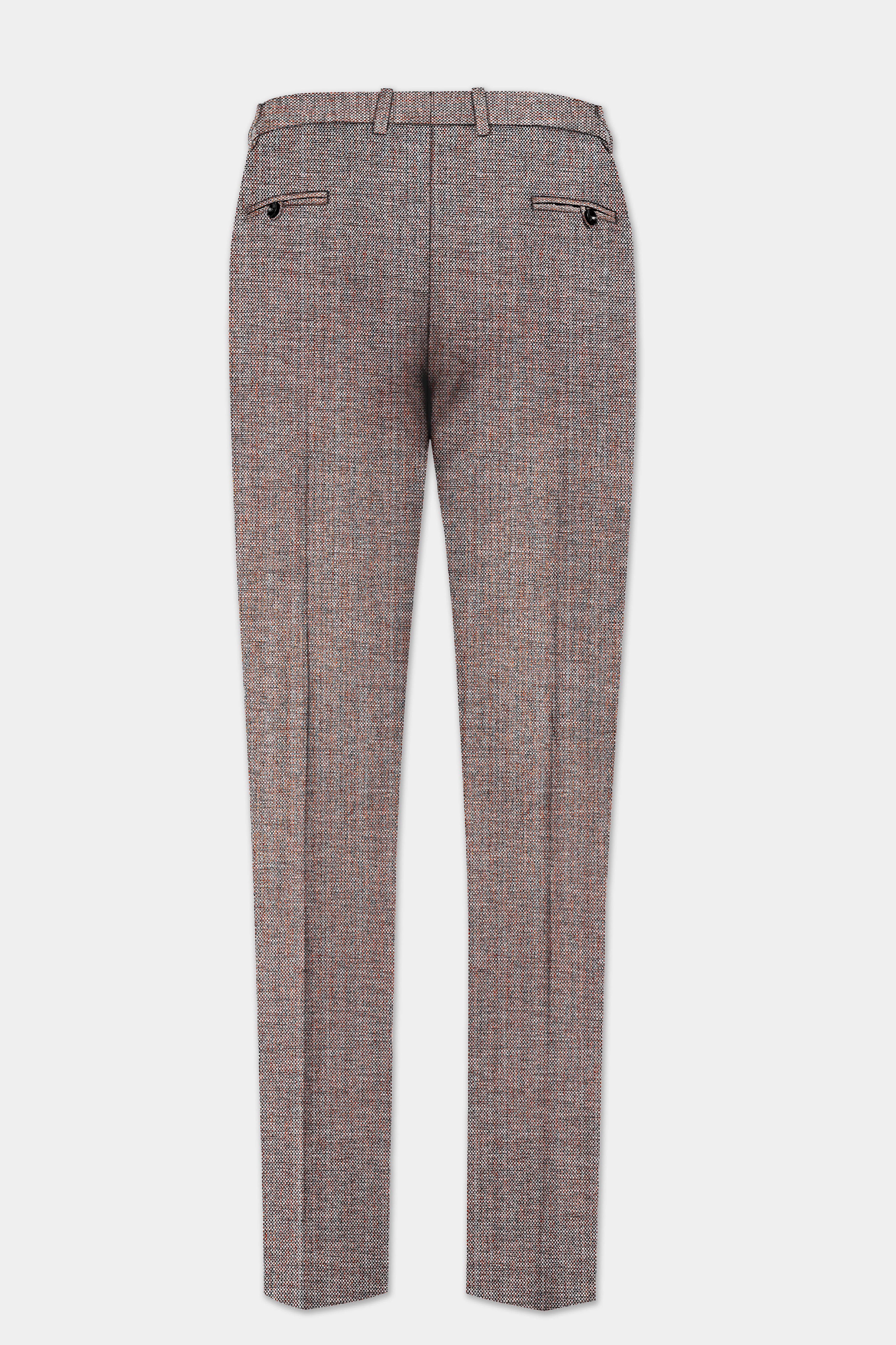 Ferra Brown Textured Pant