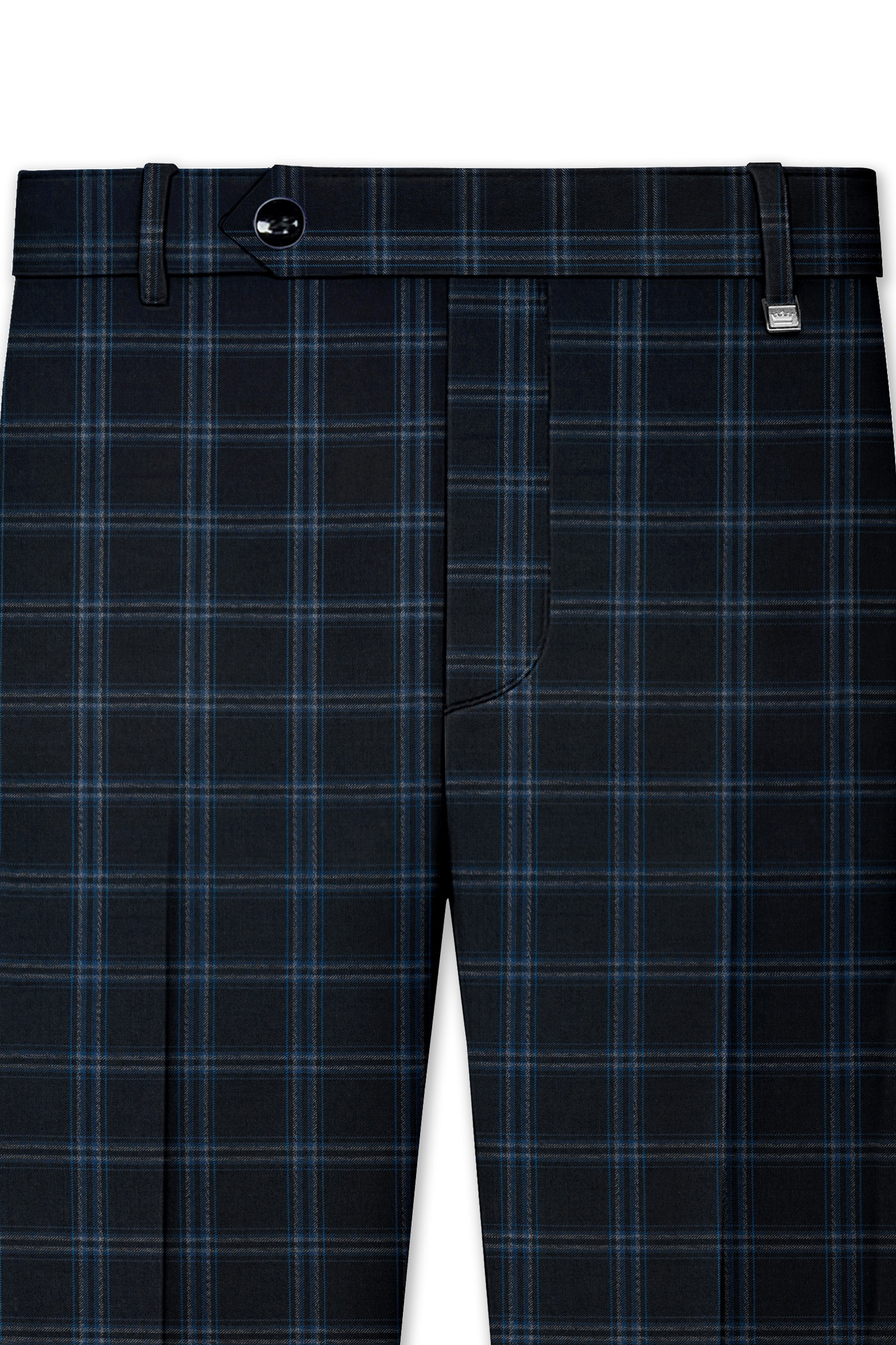 Dark Gray Windowpane Woolrich Pant