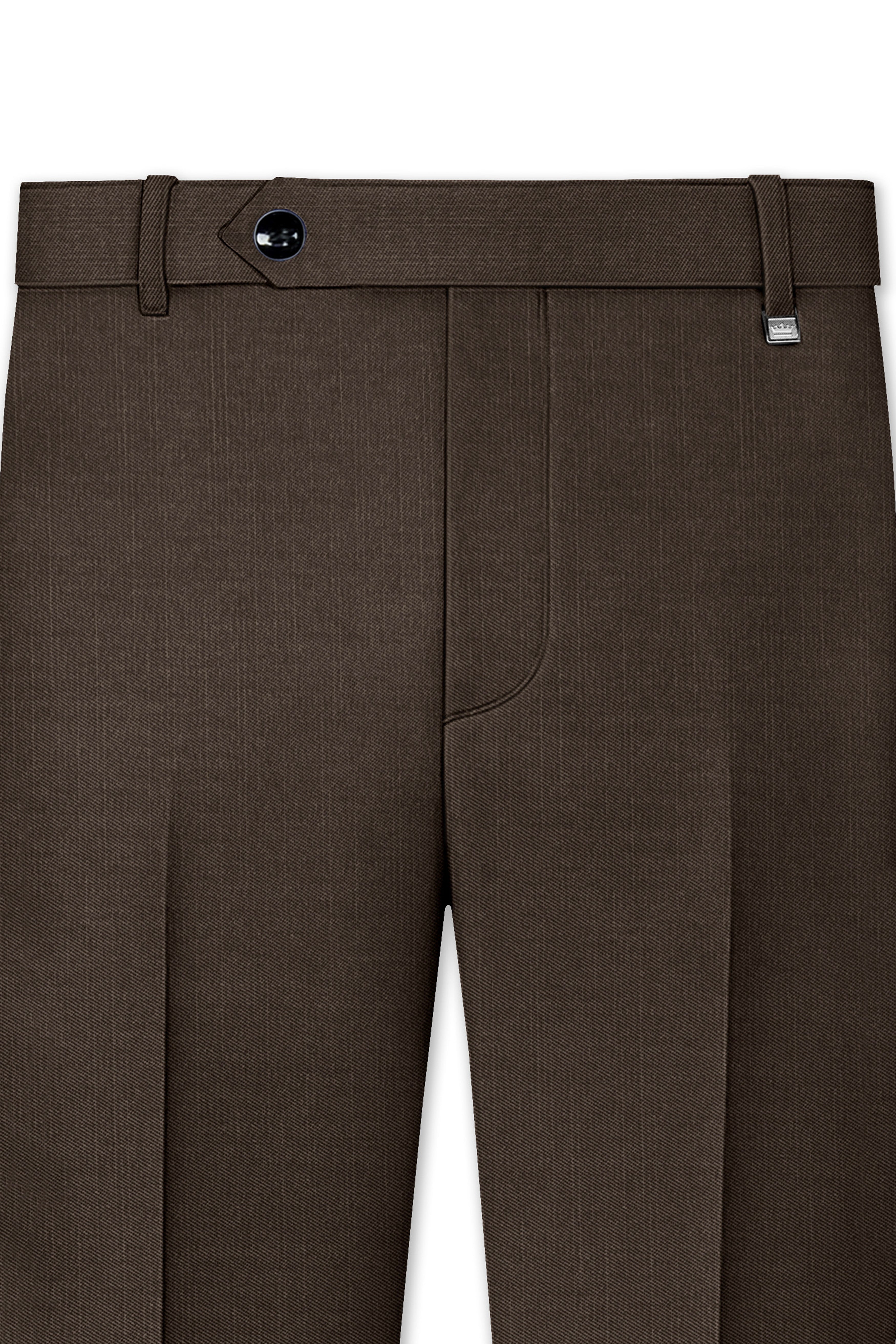 Don Juan Brown Wool Rich Pant