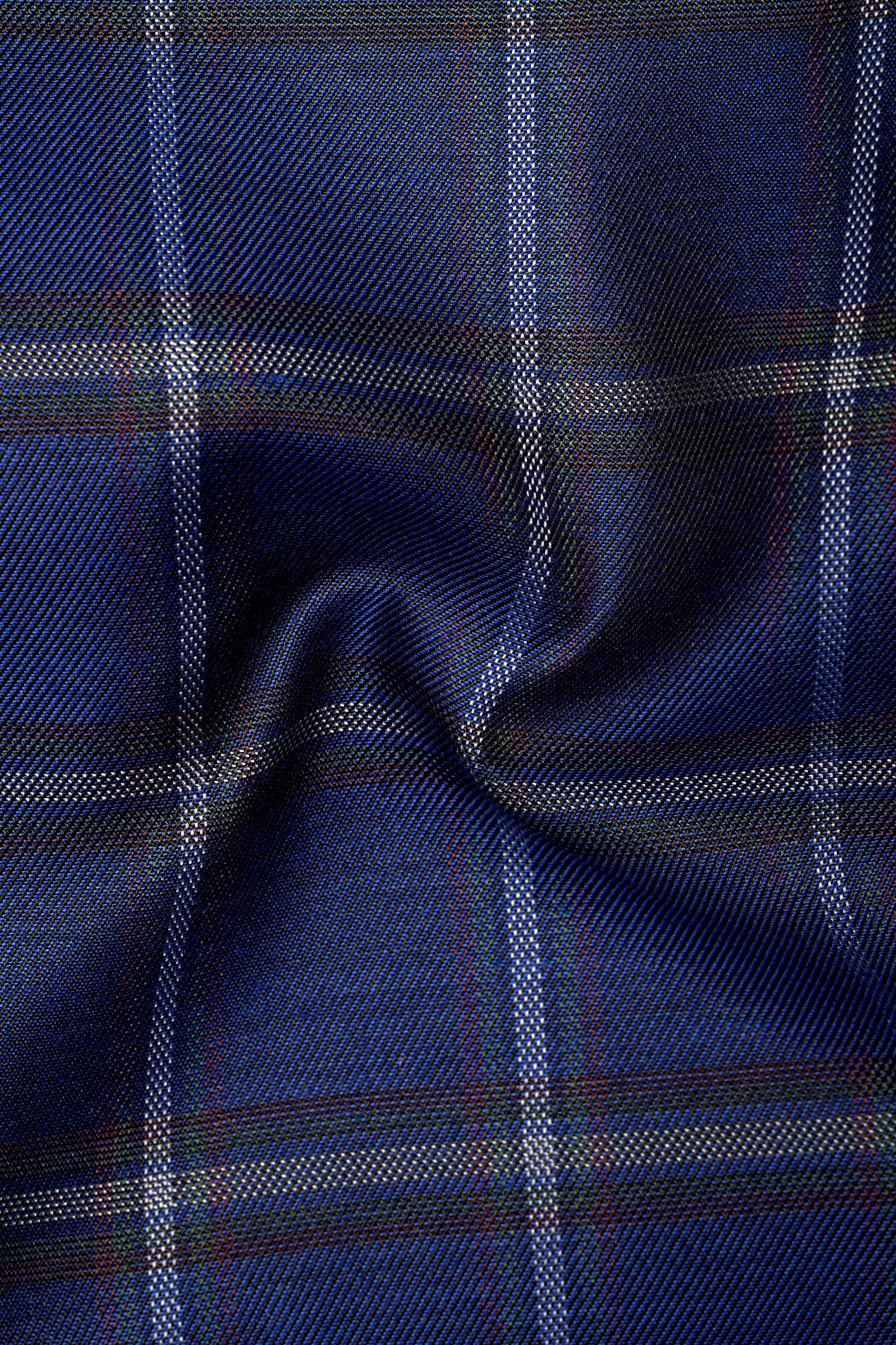 Rhino Blue Windowpane Woolrich Pant