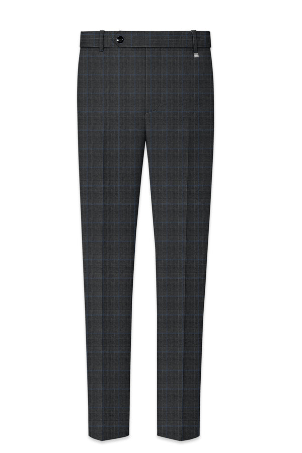 Cape Cod Gray Super fine Checkered Wool Rich Pant
