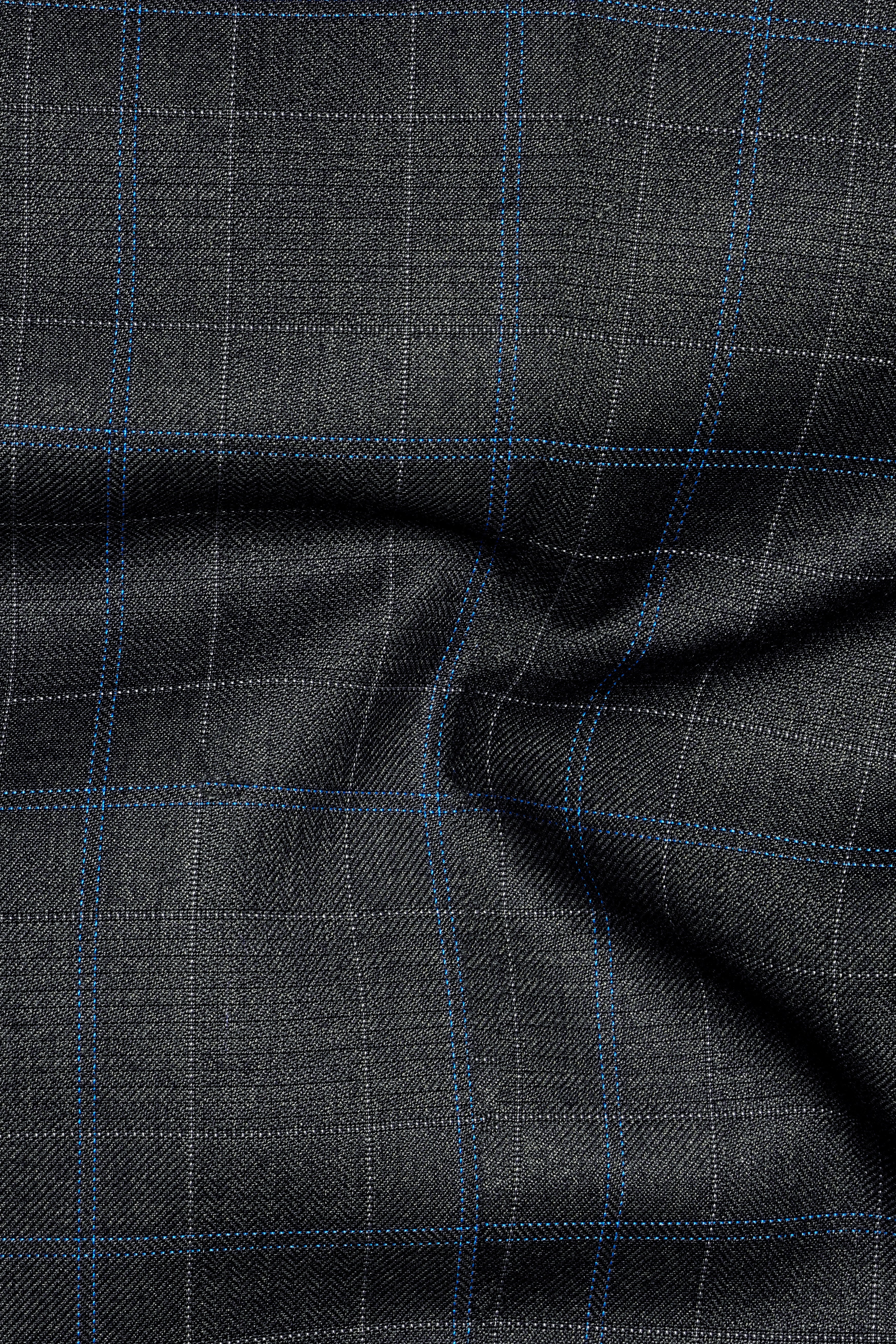 Cape Cod Gray Super fine Checkered Wool Rich Pant