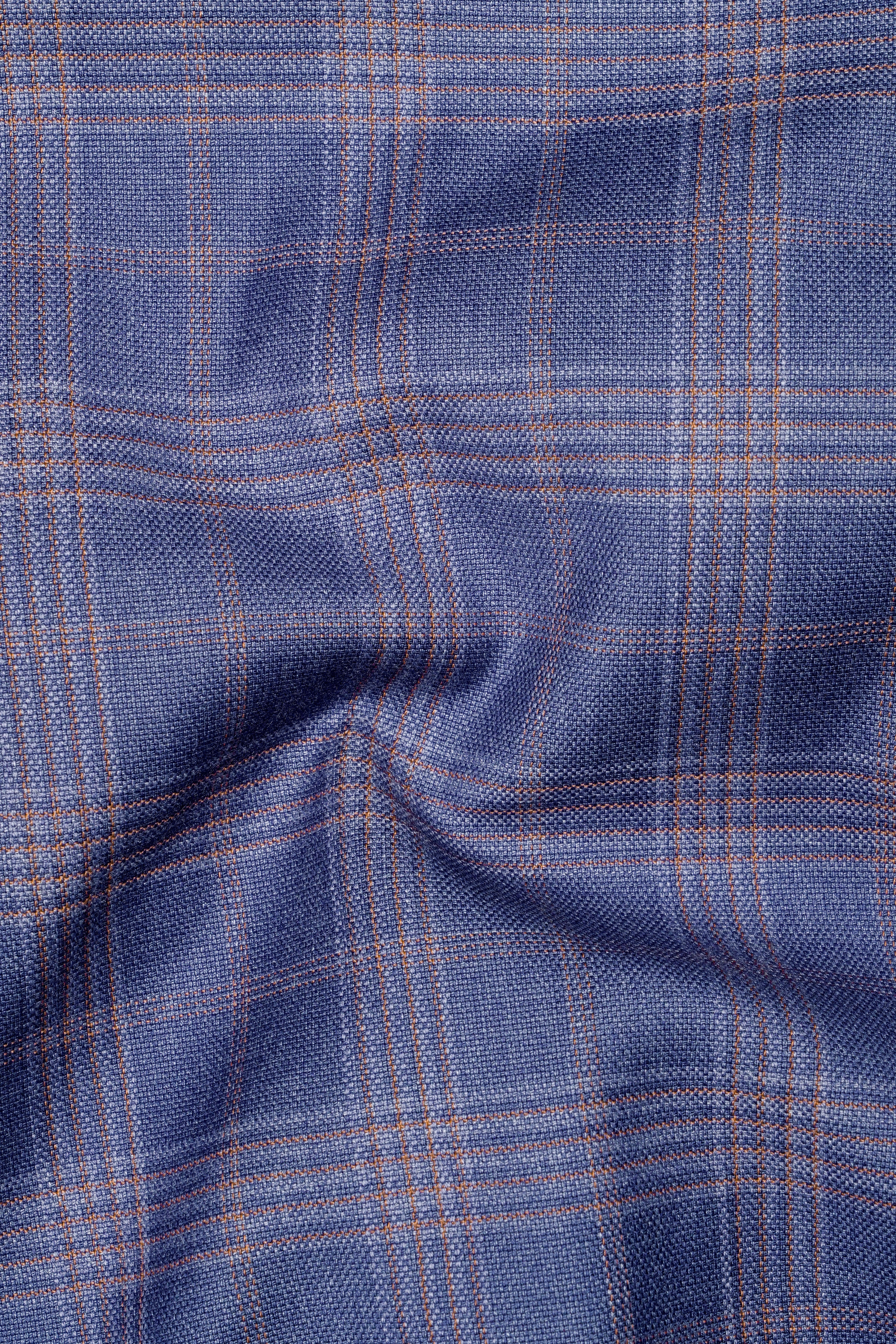 Trout Gray Super fine Checkered Wool Rich Pant