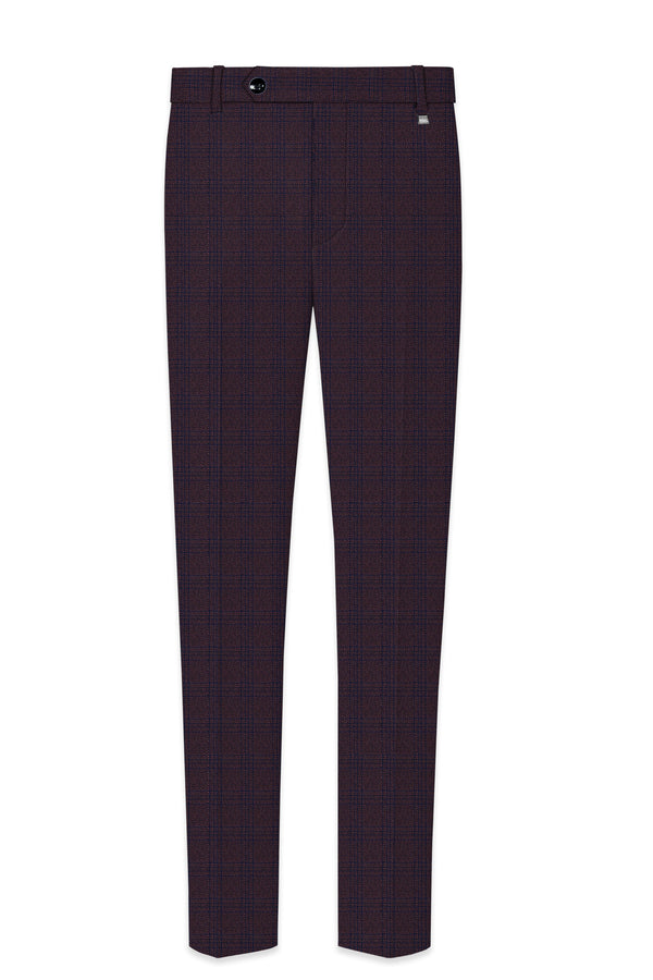 Thunder Brown Subtle Checkered Woolrich Pant