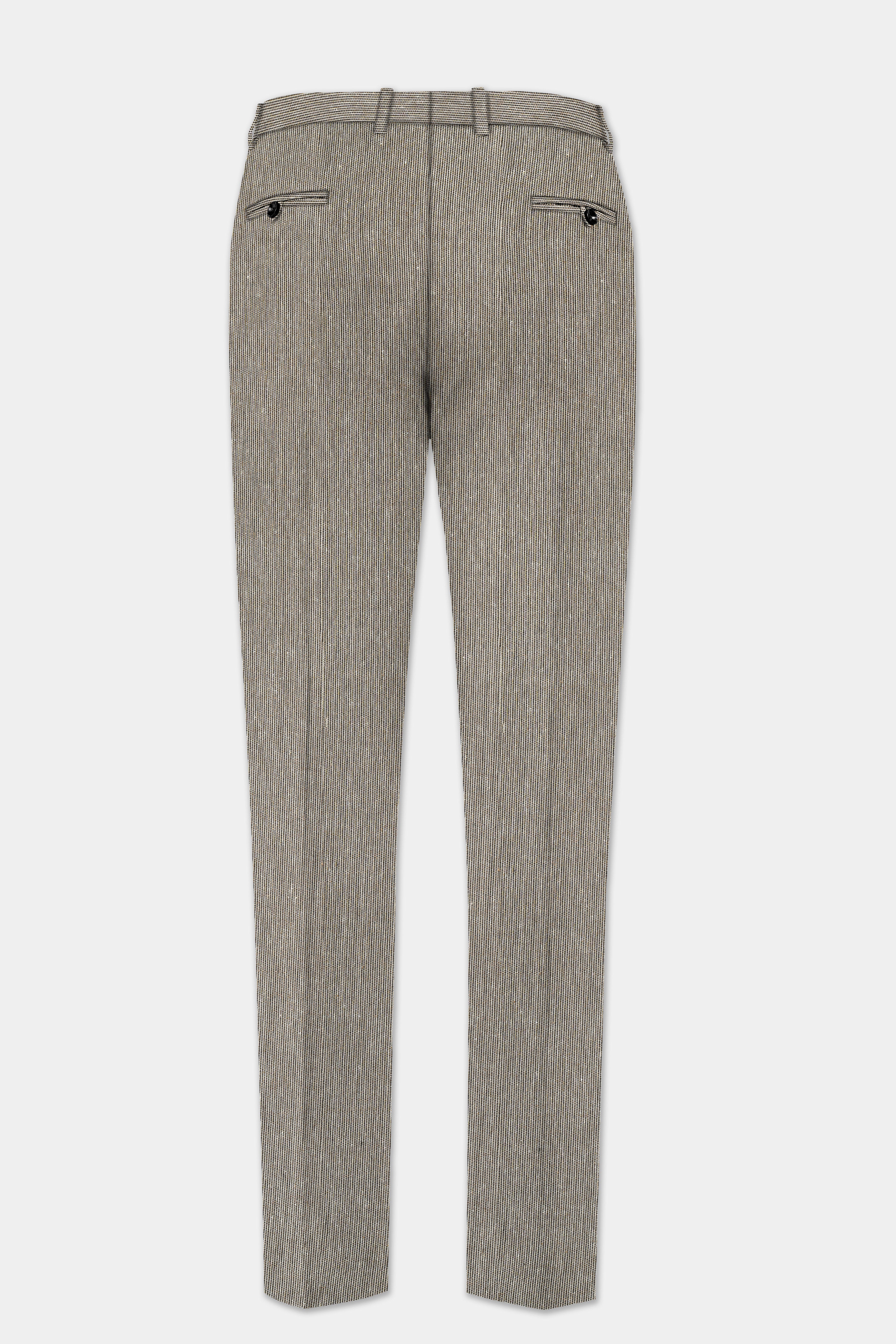 Gainsboro Gray Striped Pant