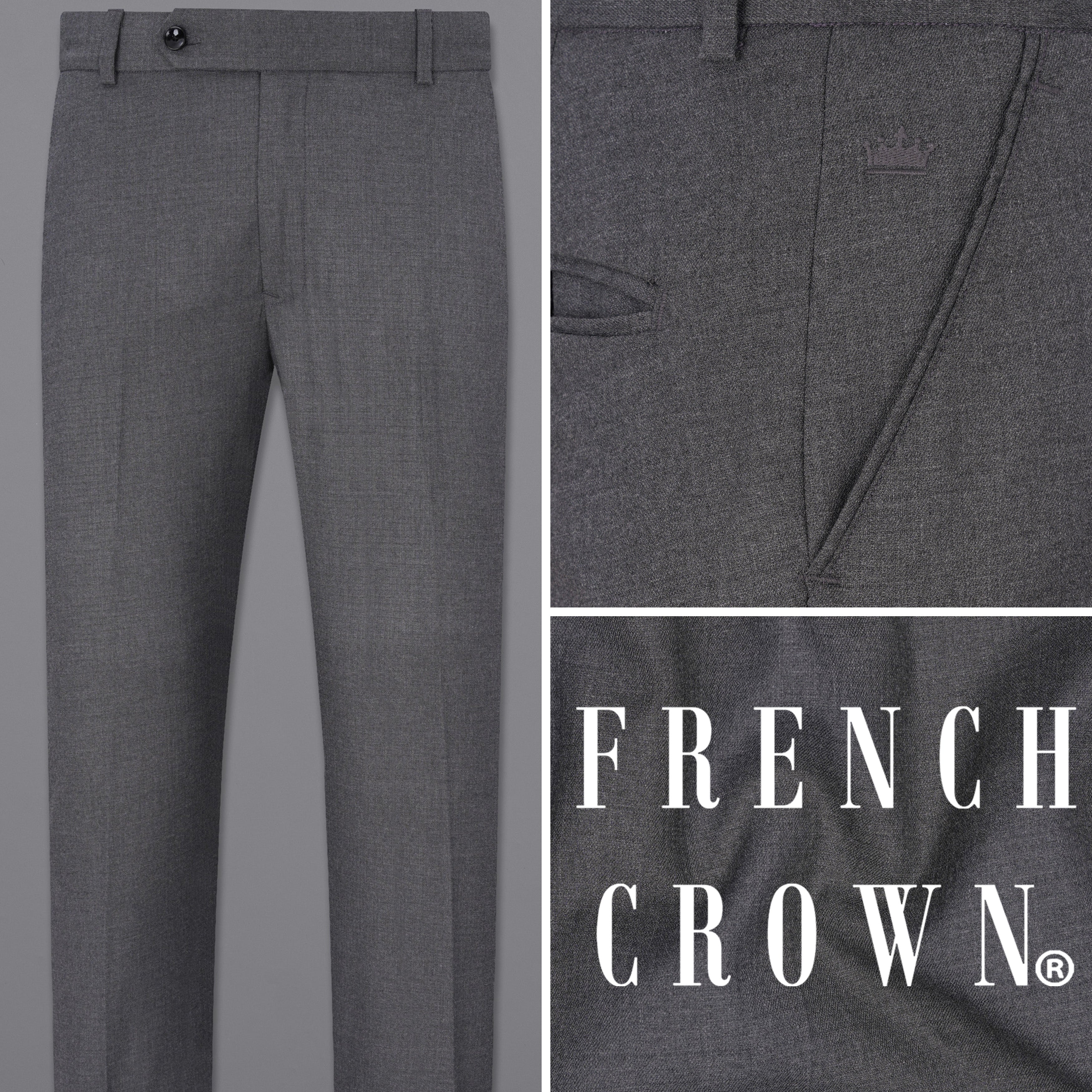 Buy Grey Trousers & Pants for Men by INDEPENDENCE Online | Ajio.com