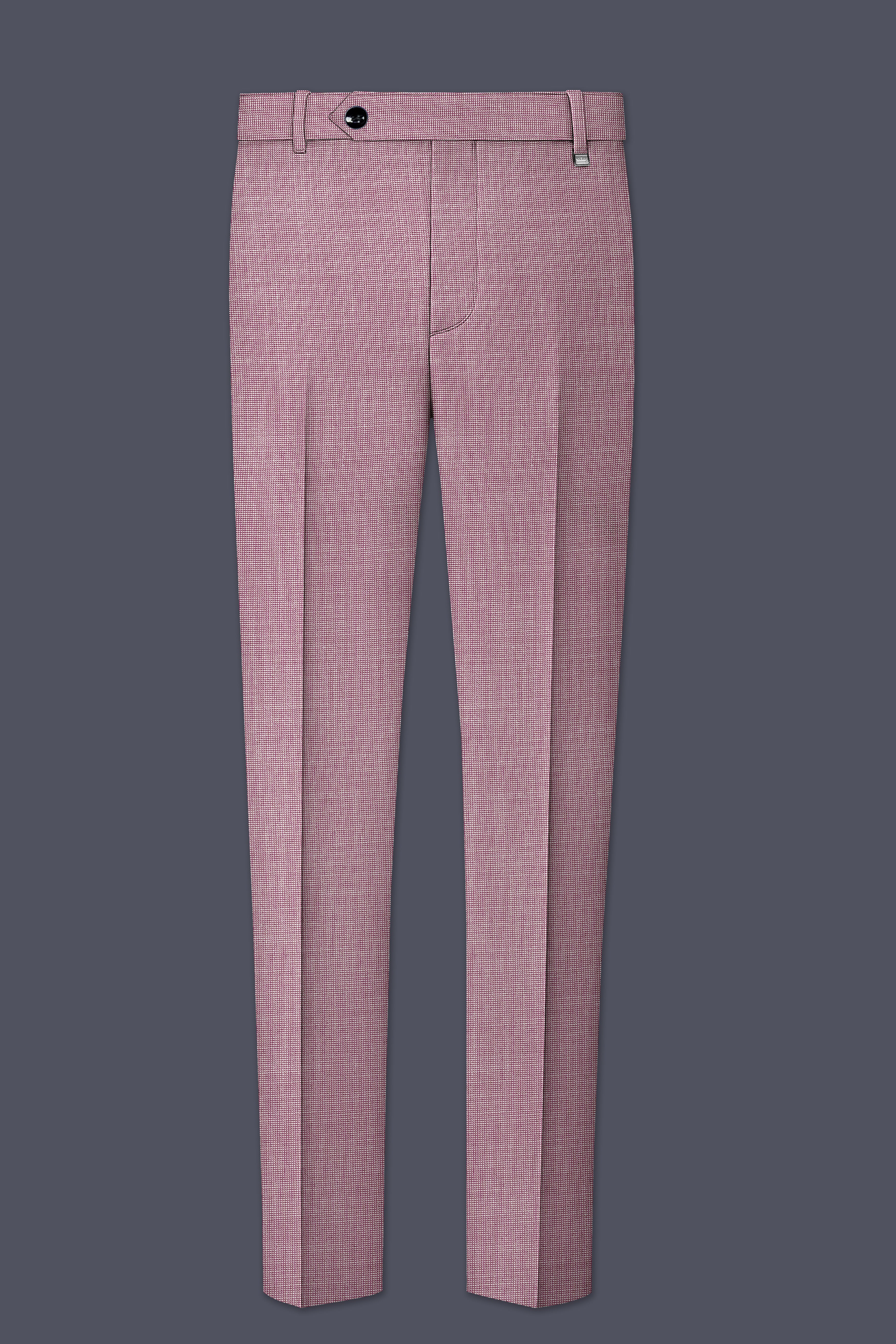 Coral Tree Red Textured Pant