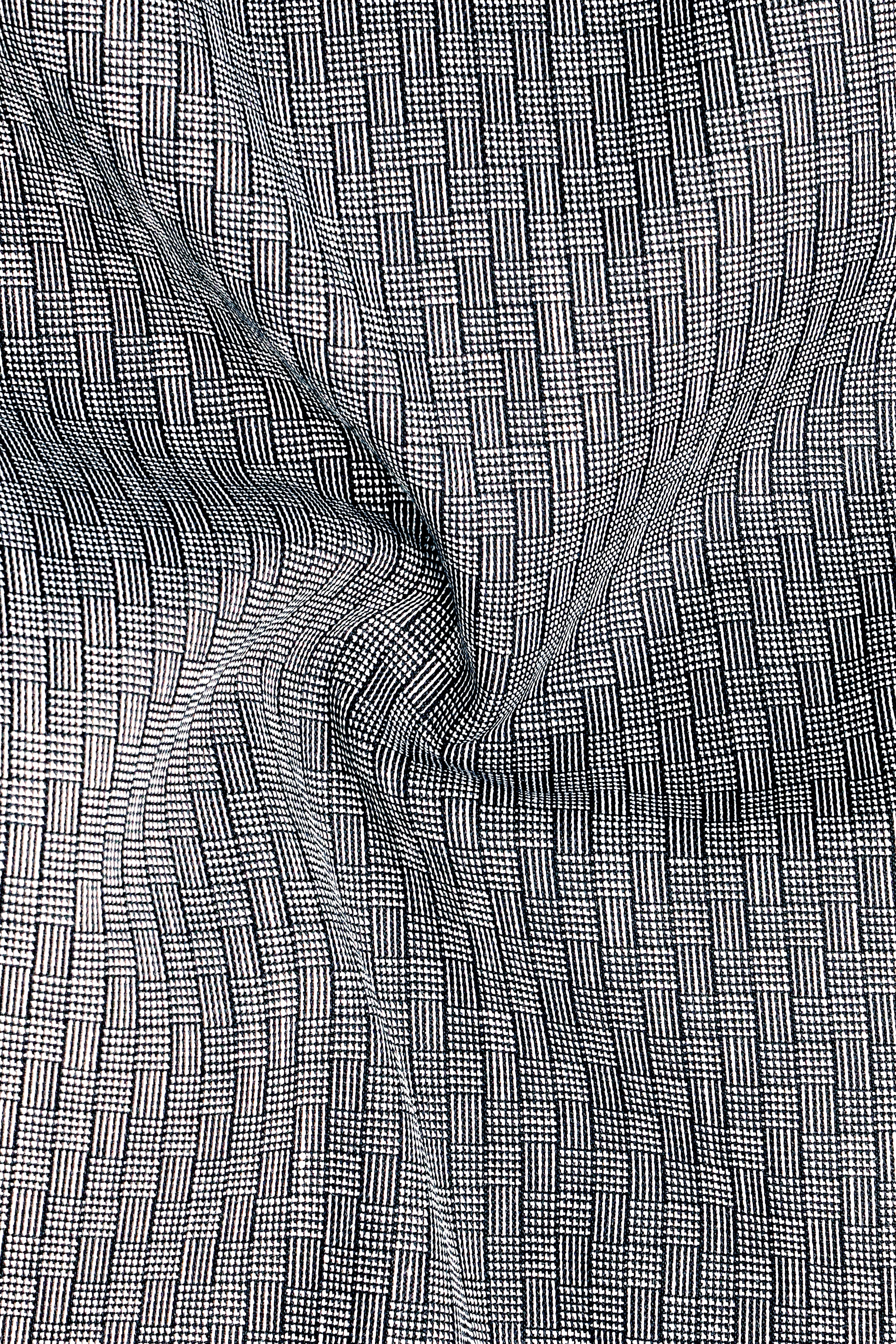 Mobster Gray Textured  Pant