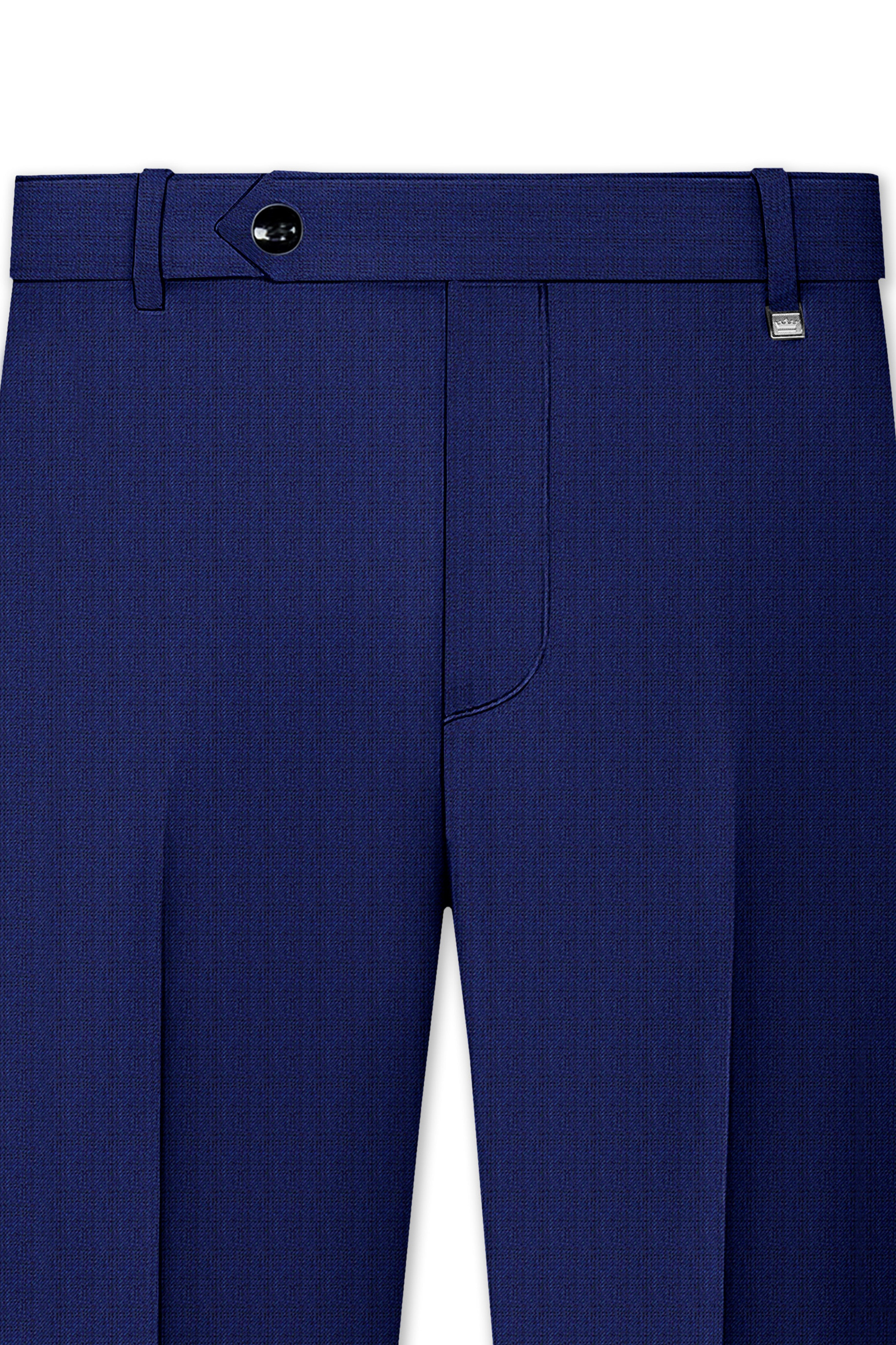 Rhino Blue Textured Pant