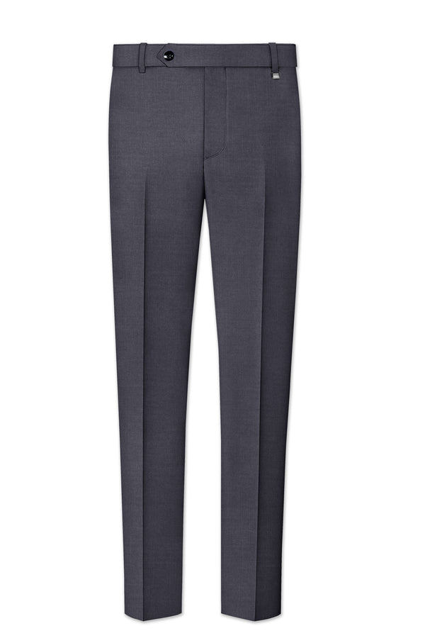 Vampire Gray Textured Pant