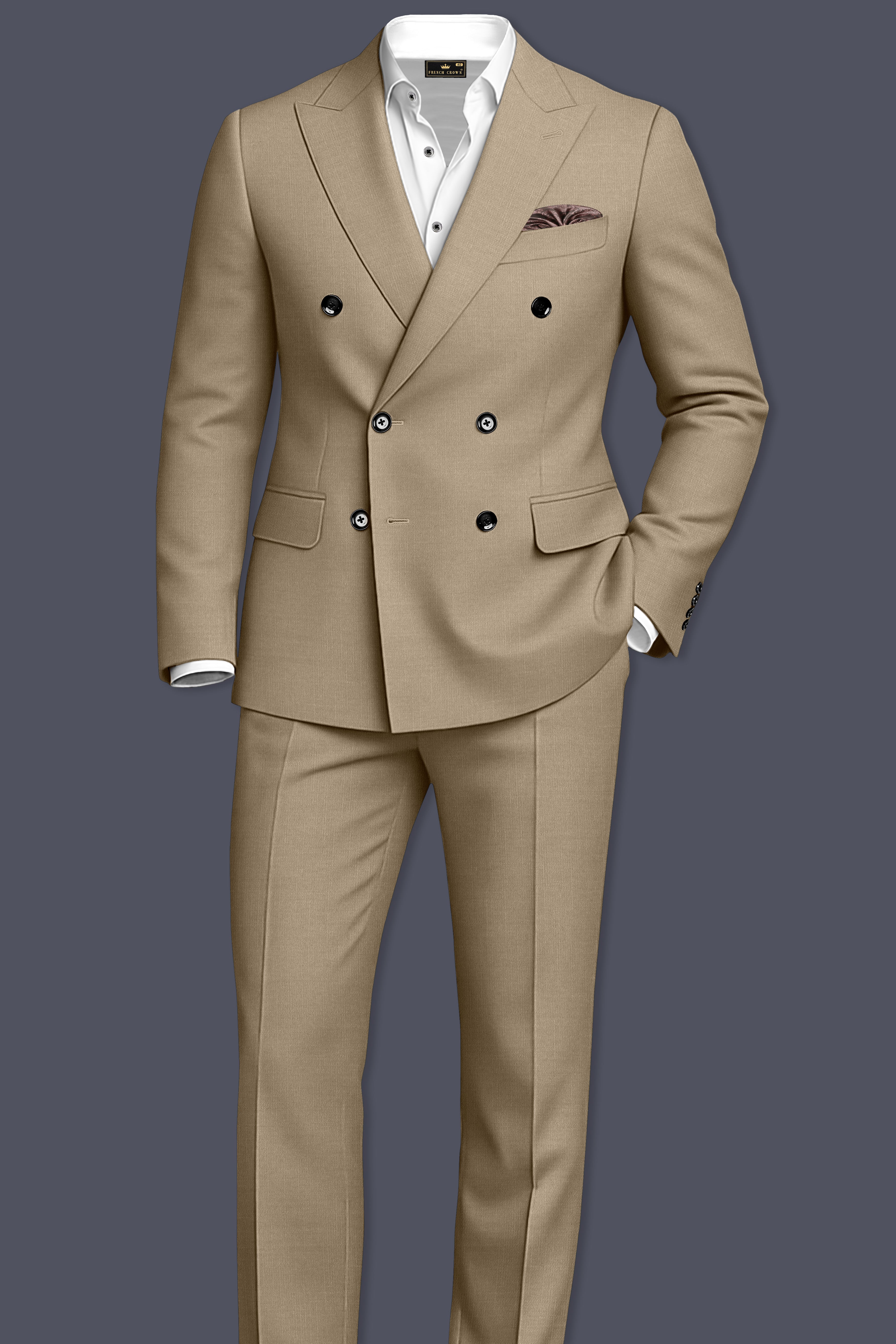 Stonewall BrownTextured Pant