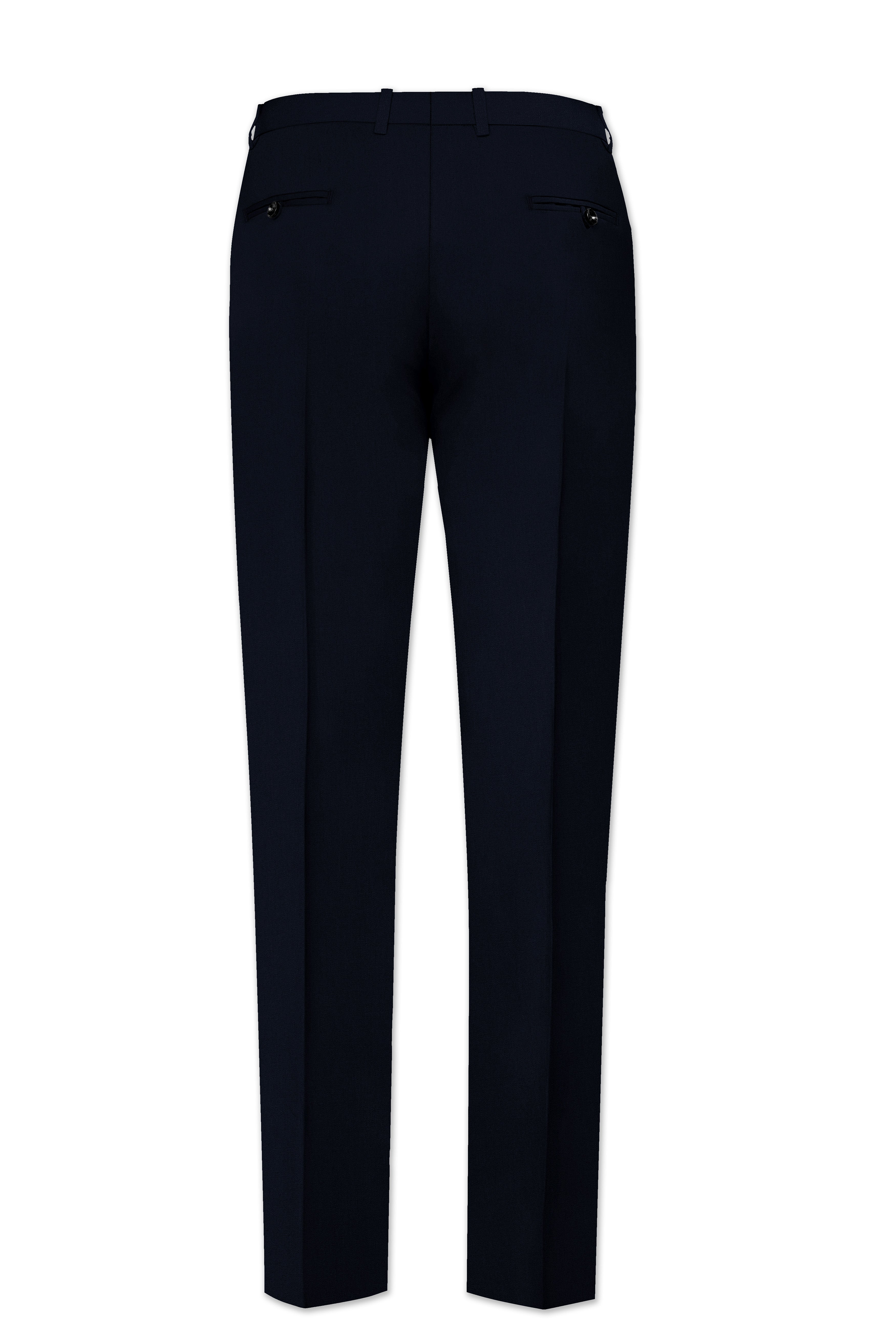 Jaguar Black Textured Pant