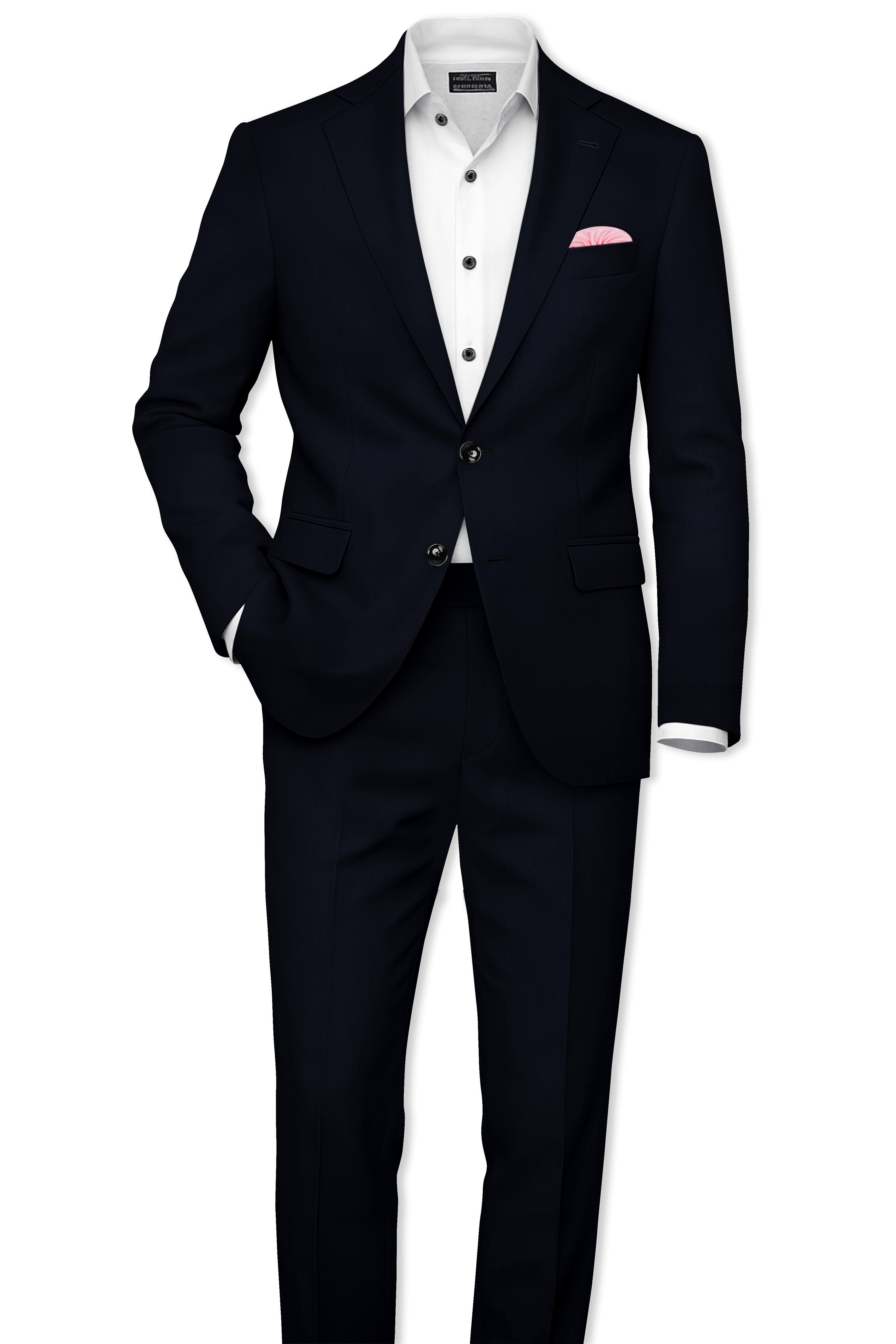 Jaguar Black Textured Pant