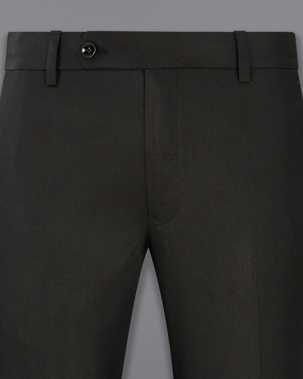 Zeus Black Textured Pant T2126-28, T2126-30, T2126-32, T2126-34, T2126-36, T2126-38, T2126-40, T2126-42, T2126-44