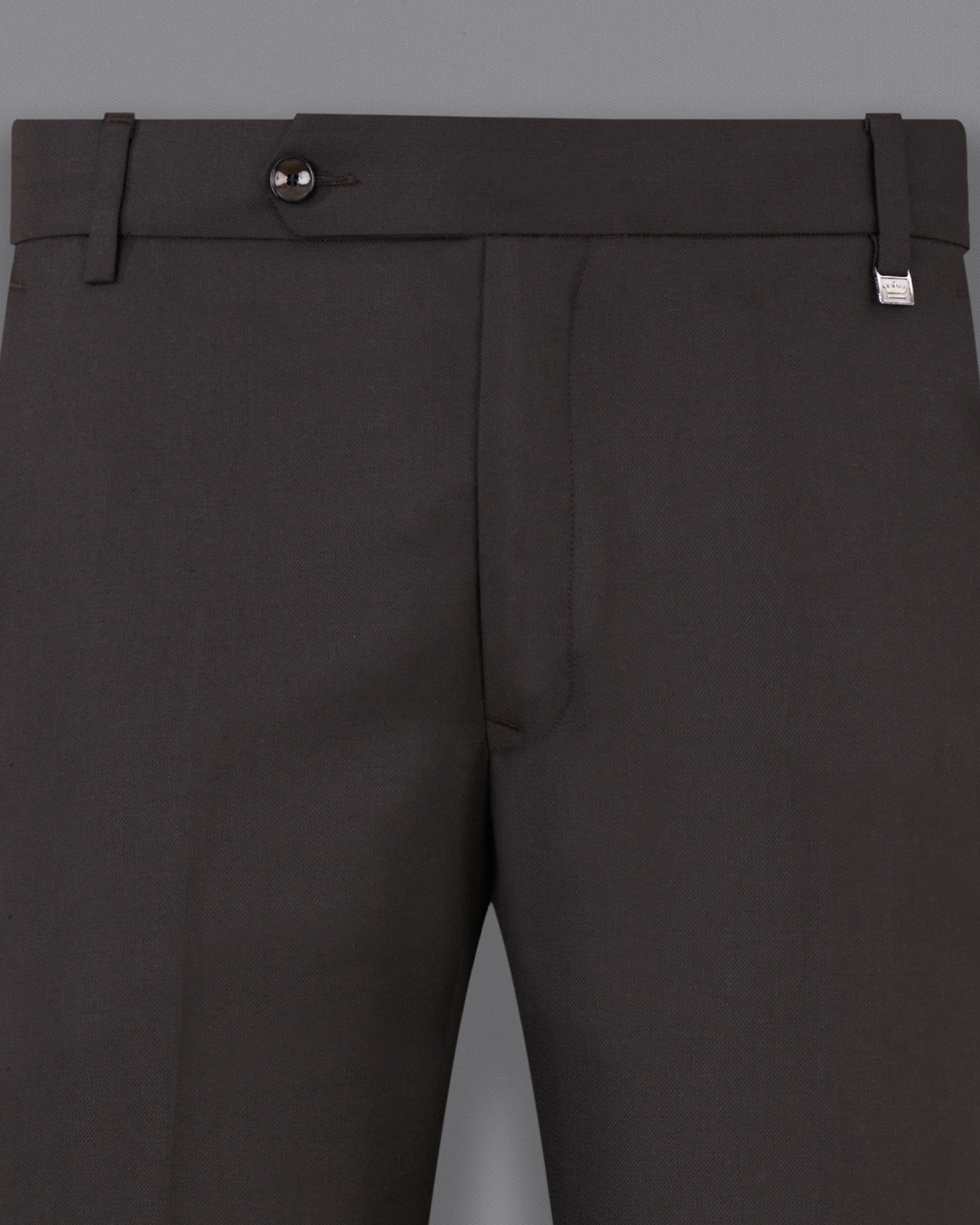 Eclipse Brown Textured Pants