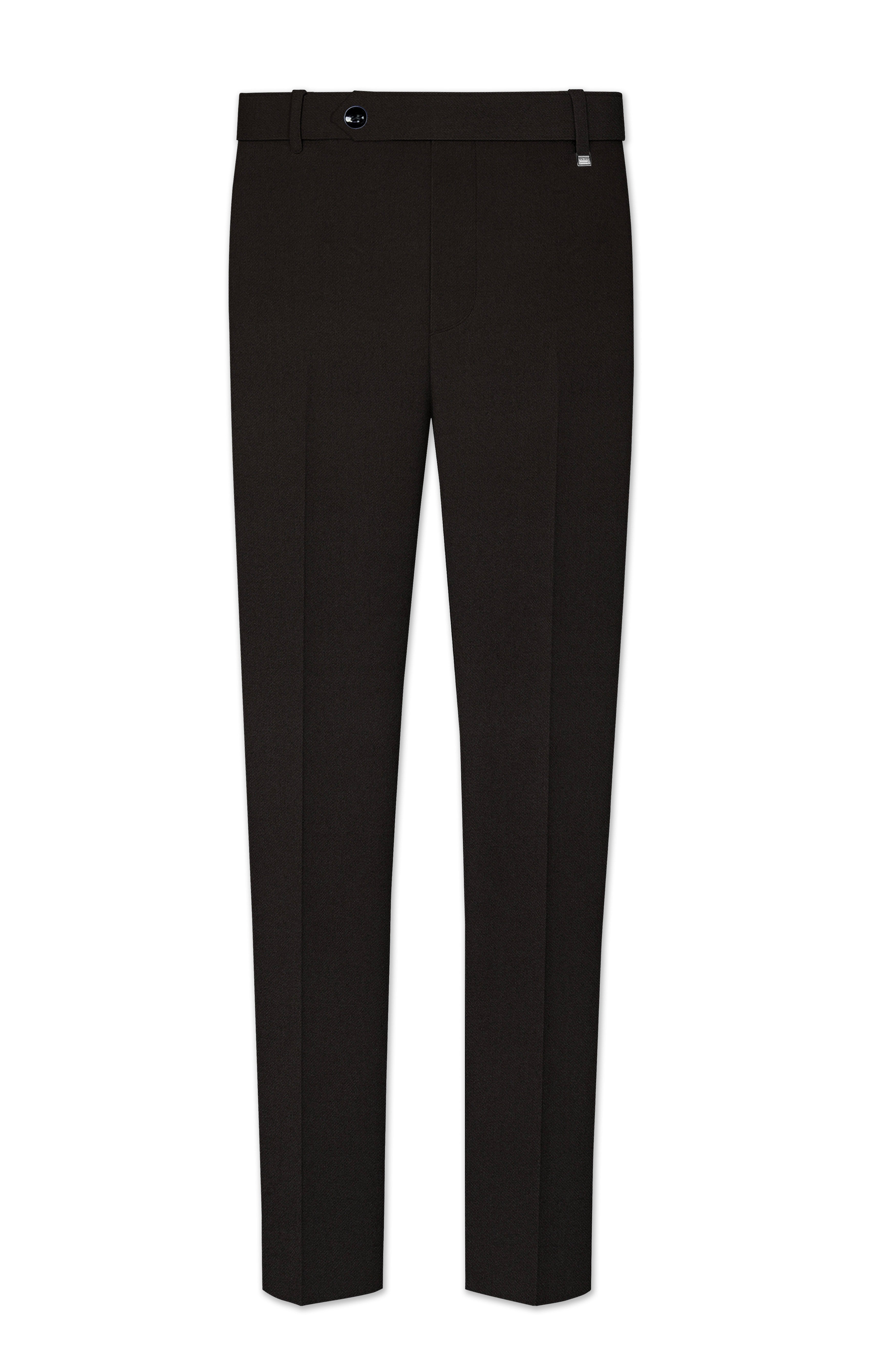 Eclipse Brown Textured Pants